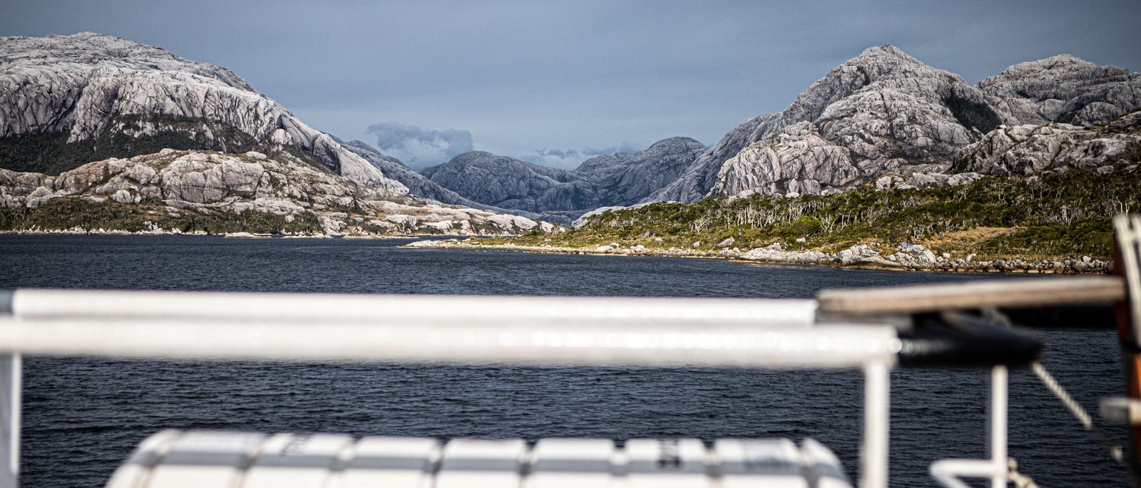 Incredible views of the fjords of Chilean Patagonia from the deck of the budget ferry.