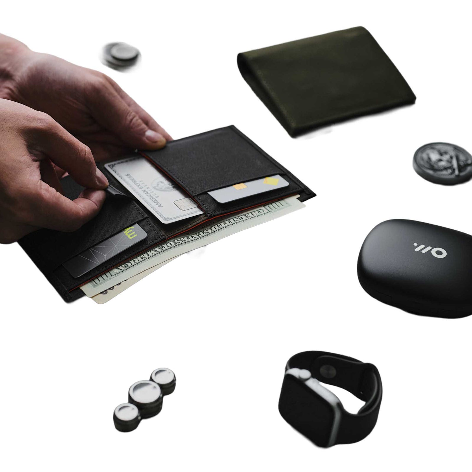 Ark Bifold Cash Wallet Alpaka AD010620122 Wallets One Size / Black | Axogrid 300D