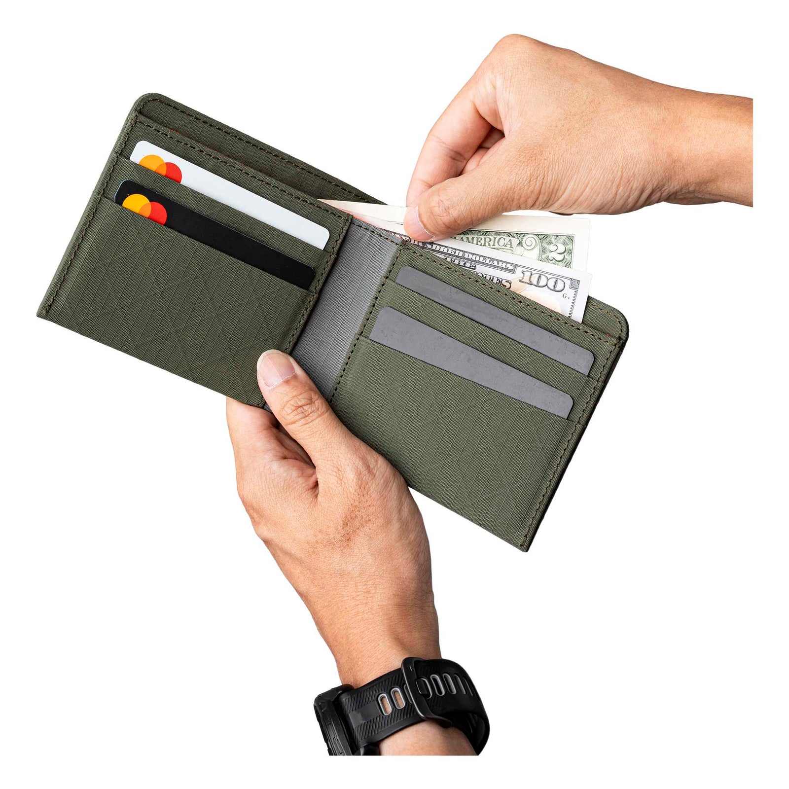 ARK Classic Wallet Alpaka AD010790526 Wallets One Size / Green | Axogrid 210D
