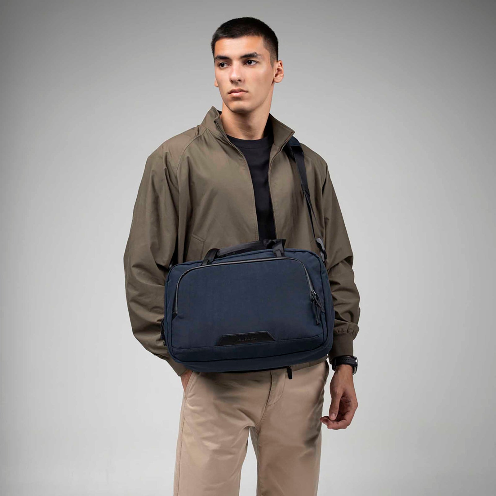 Bravo Brief | 14" Alpaka AA010910624 Briefcases 13L / Moonlight Blue Axoflux 400D Ripstop Nylon