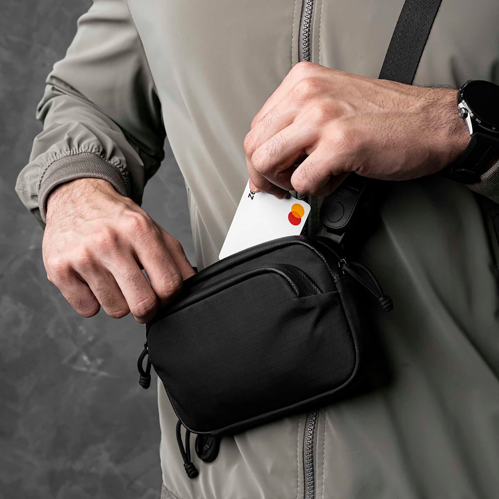 Bravo Passport Pouch Alpaka AD010990118 Wallets One Size / Black Axoflux 210D