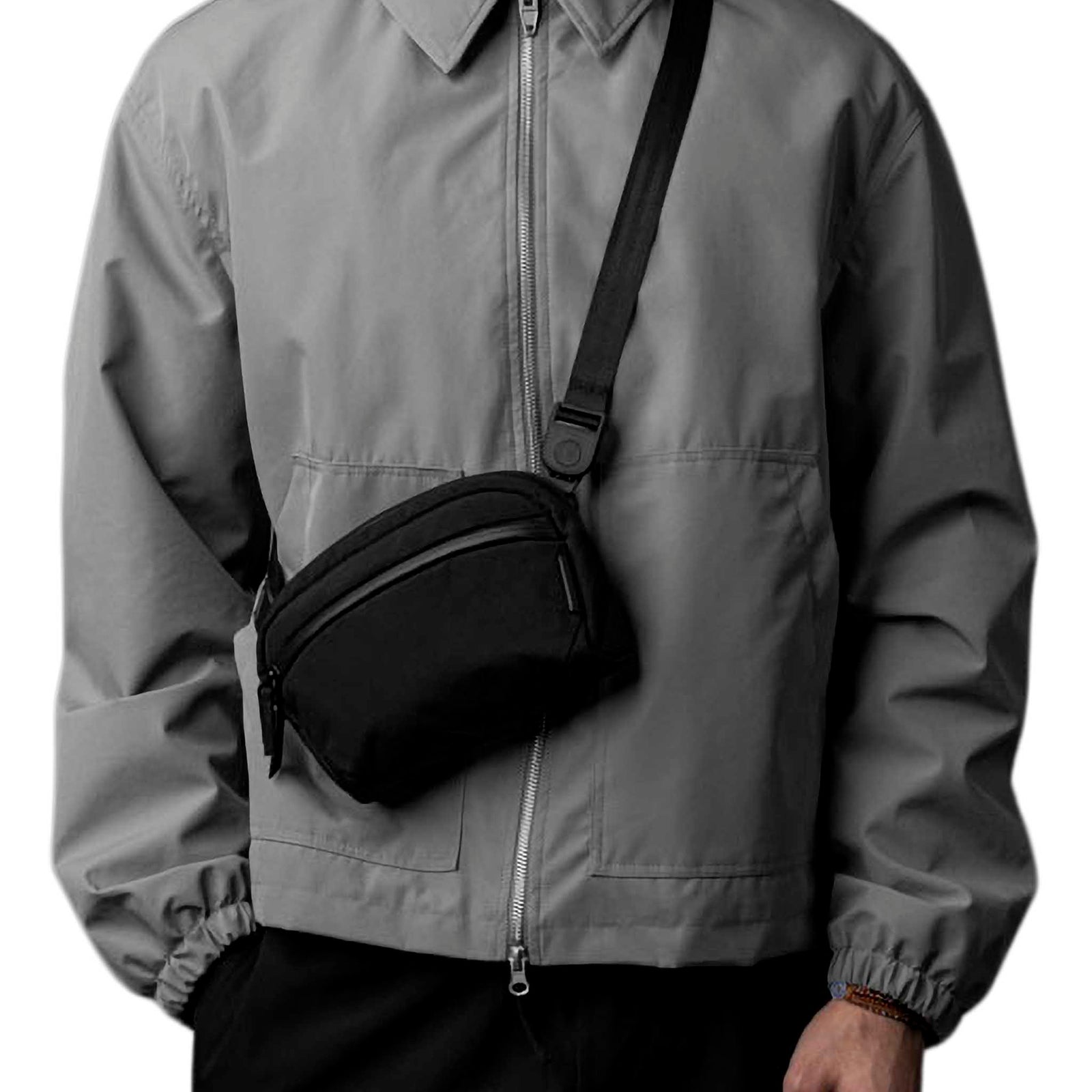 Flight Sling 1L Alpaka AA010530126 Sling Bags 1L / Black | Axogrid 210D