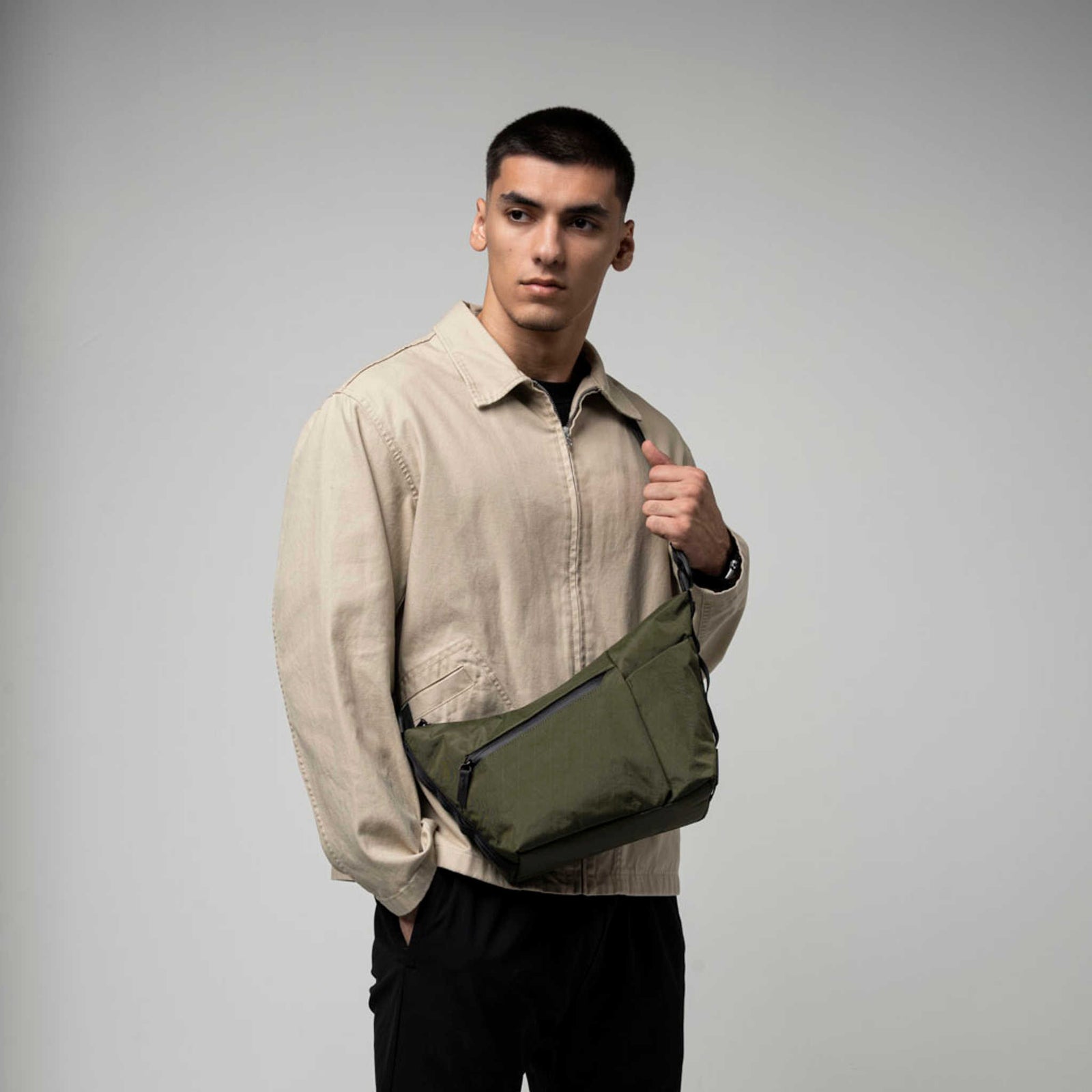 Flow Satchel Alpaka AD010700507 Satchels 4L / Olive Green X-Pac X42