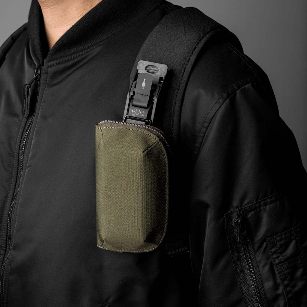 HUB Zip Pocket Alpaka AD010660521 Pouches One Size / Army Green | Axoflux 300D