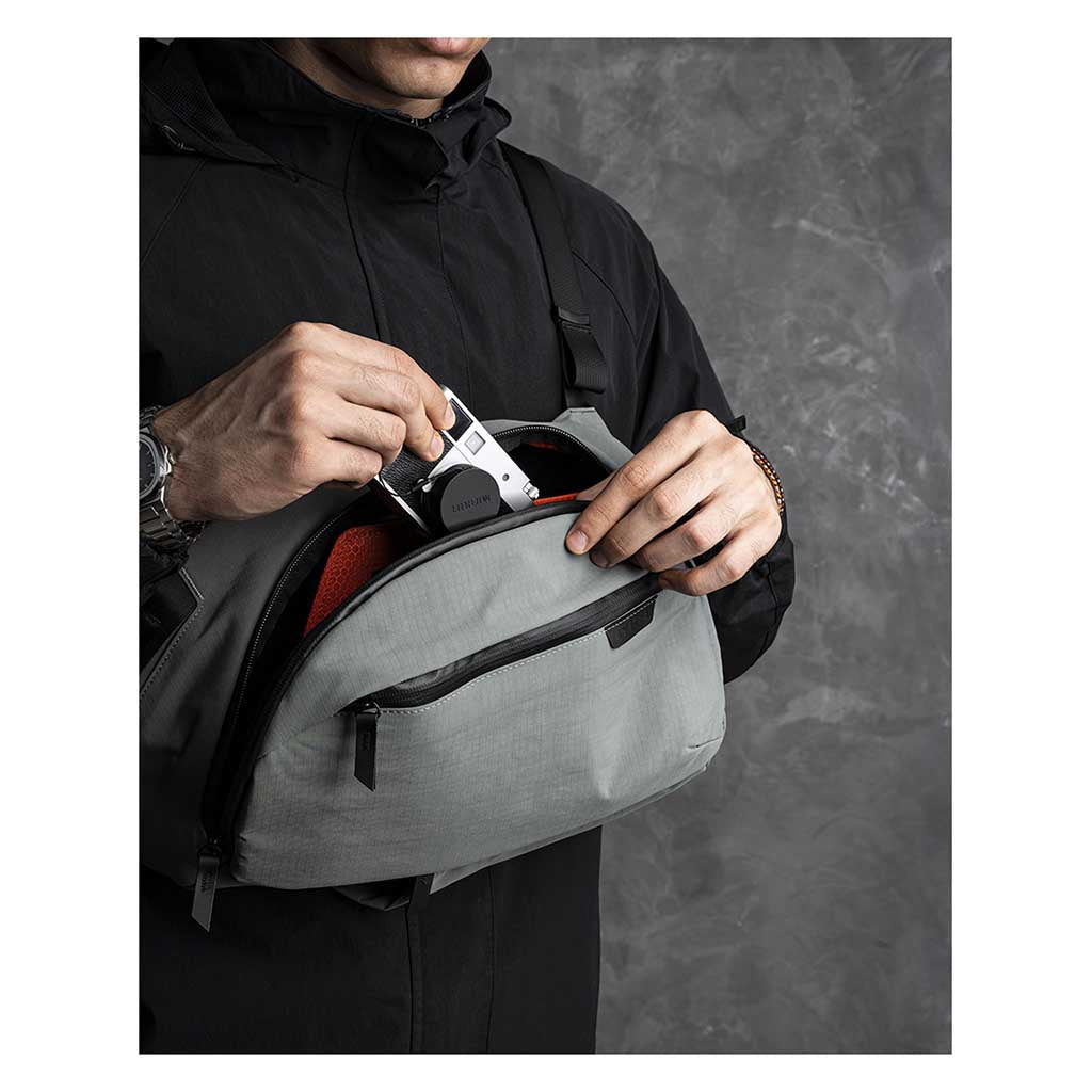 Metro Crossbody | Left Shoulder Alpaka AA010550218 Sling Bags One Size / Grey | Axoflux 210D