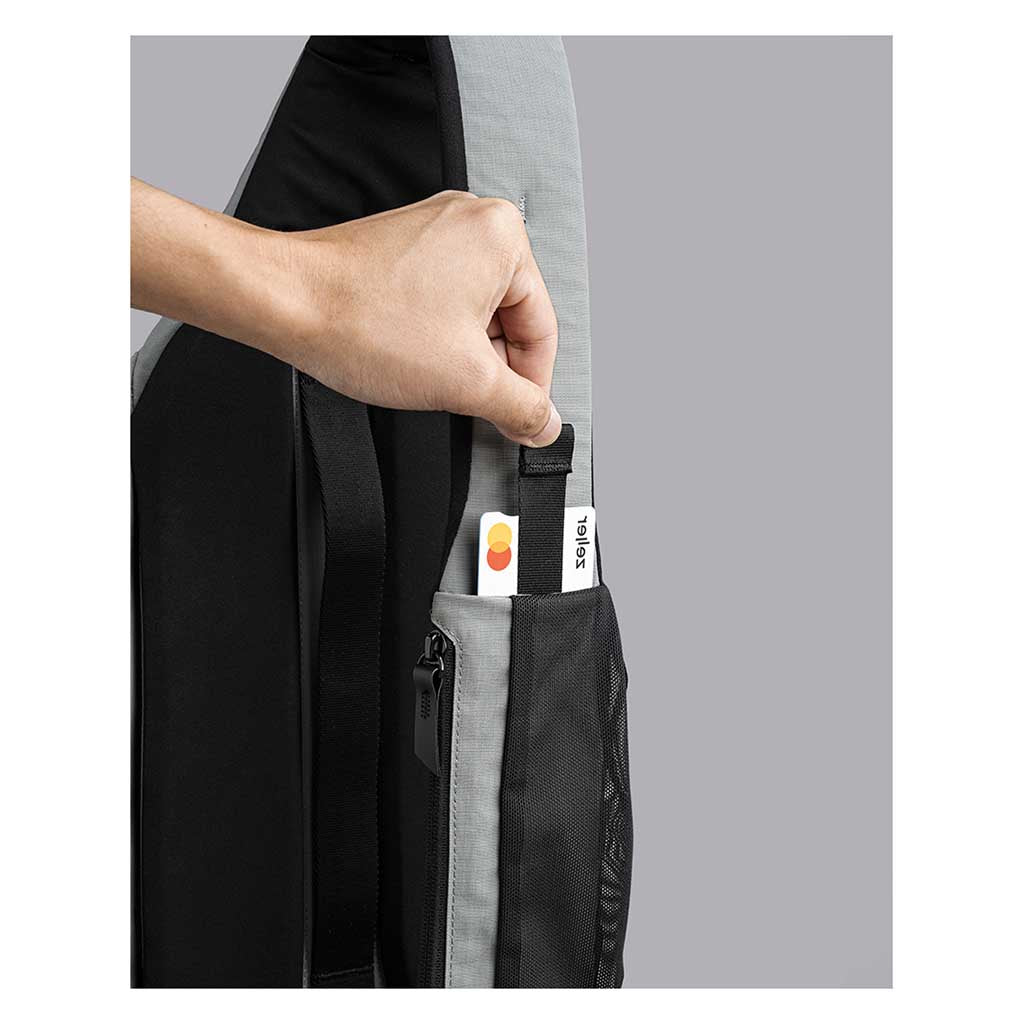 Metro Crossbody | Left Shoulder Alpaka AA010550218 Sling Bags One Size / Grey | Axoflux 210D