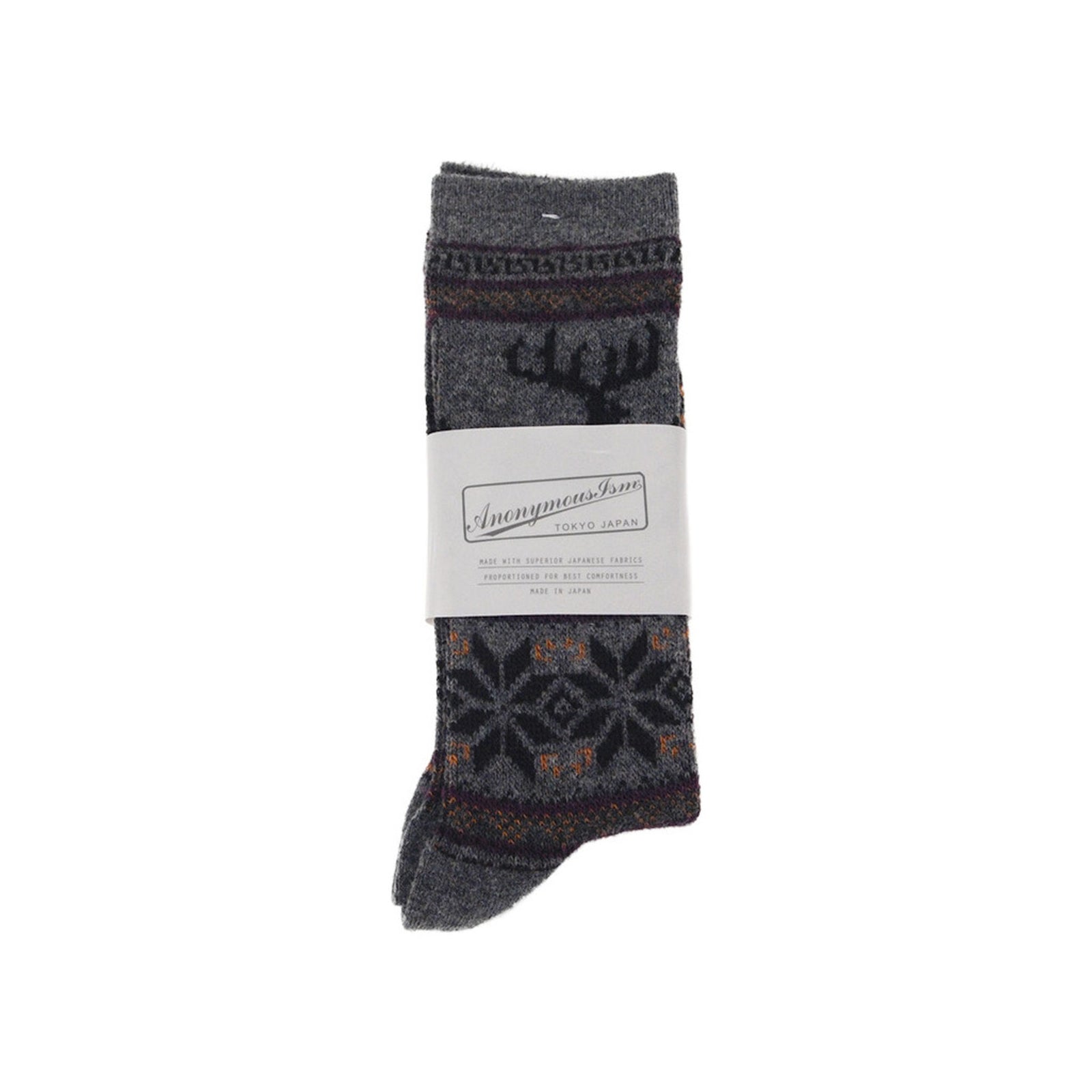 Wool Deer Snow JQ Anonymous Ism Unisex Socks