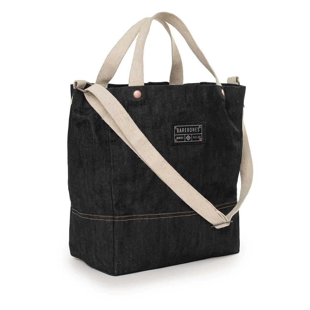 Neelum Market Tote | Waxed Denim Barebones Living STC-728 Tote Bags 16L / Denim