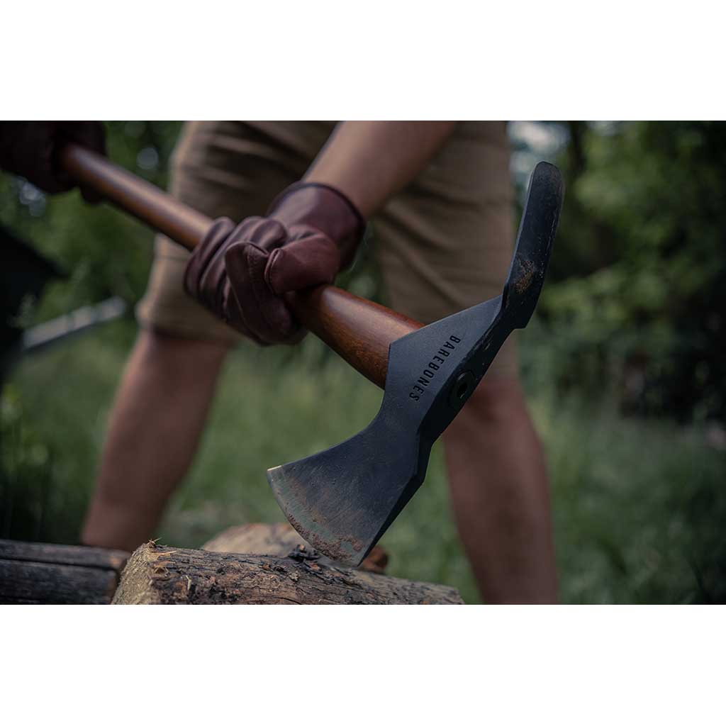Pulaski Axe with Canvas Sheath Barebones Living HMS-2124 Axes One Size / TBD