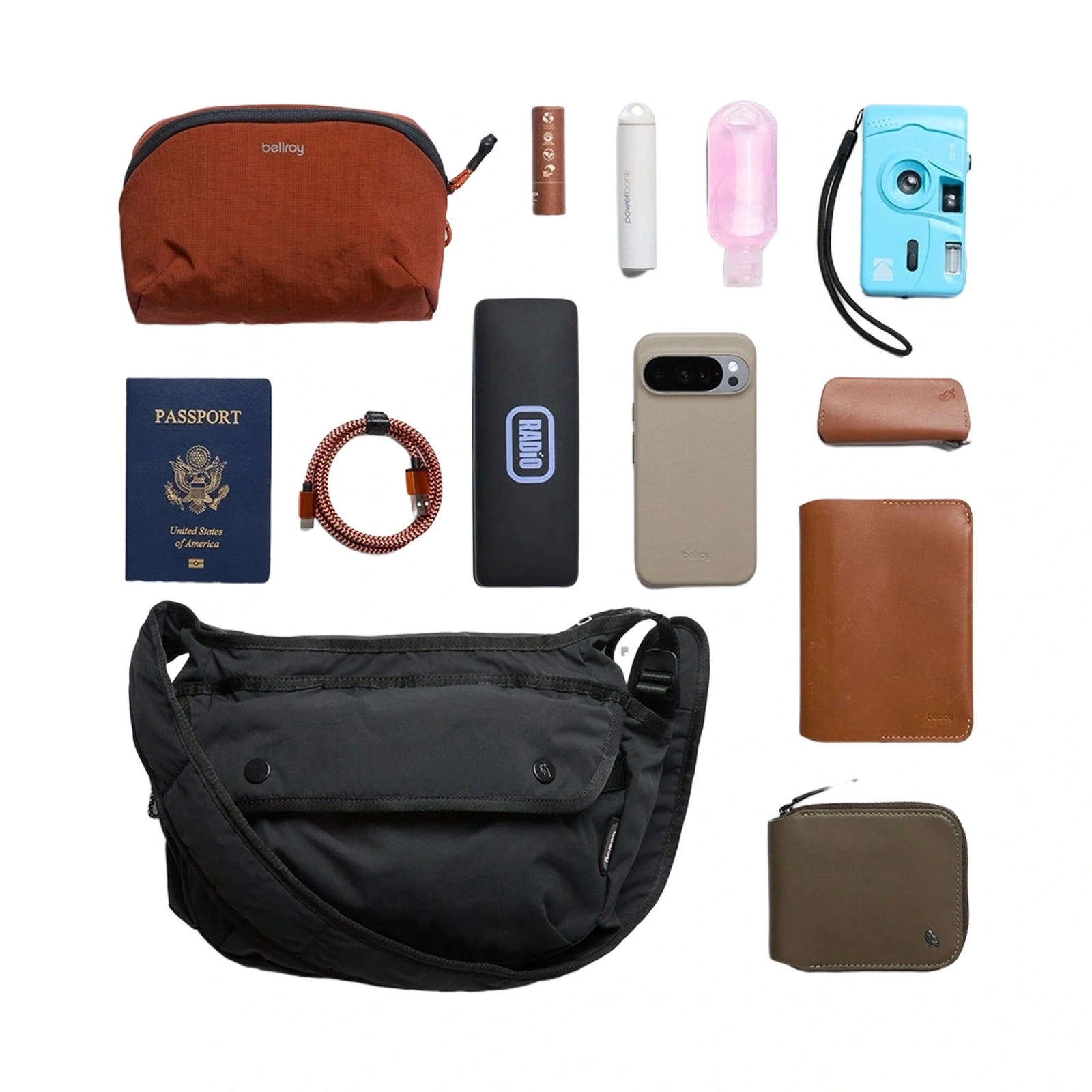 Cinch Sling Bellroy BHSA-BLK-243 Sling Bags 7L / Black