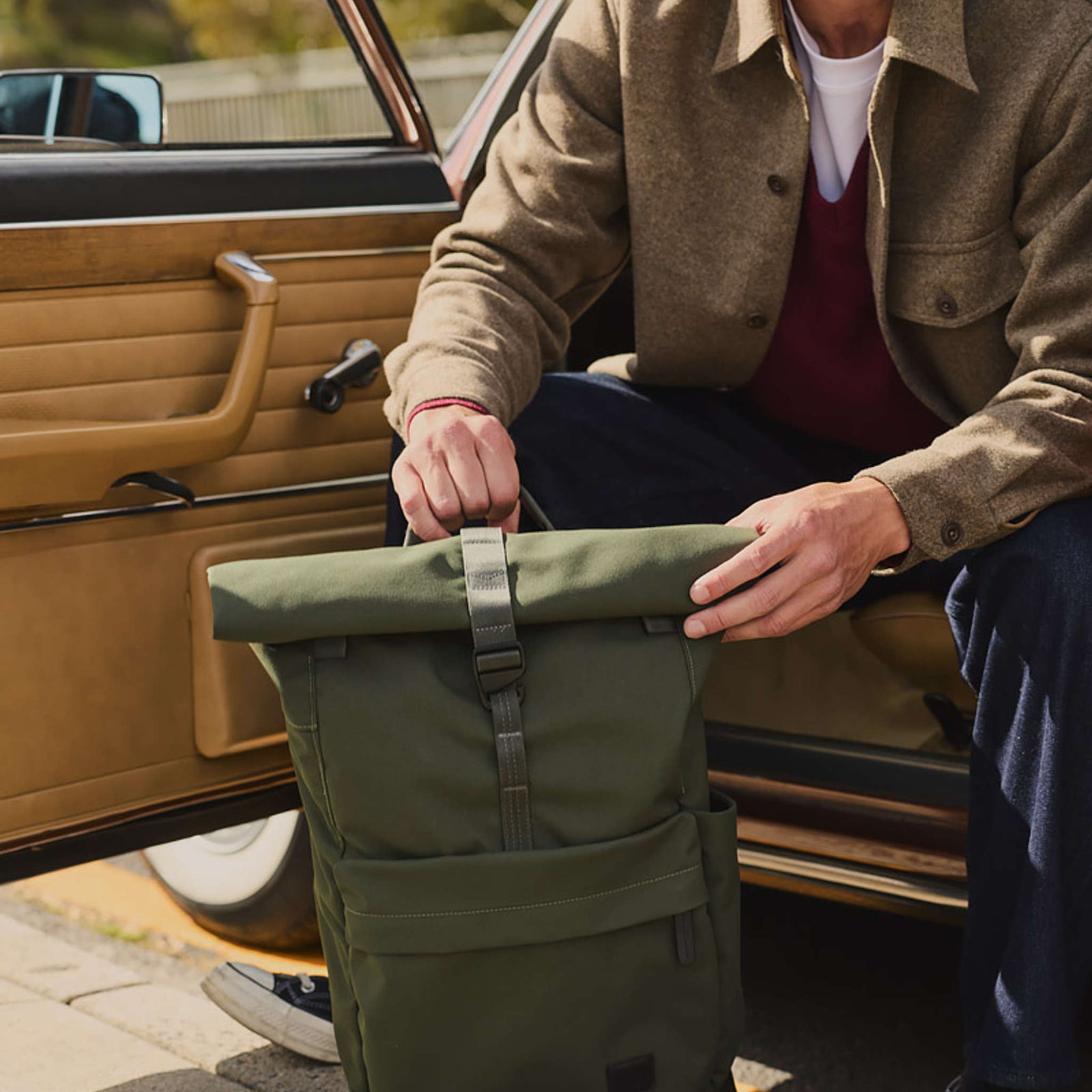 Classic Rolltop Bellroy BCRA-OLI-244 Backpacks 16L / Olive