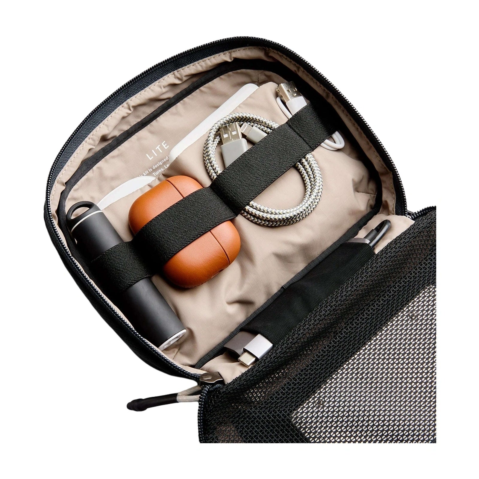 Lite Tech Kit Bellroy ELKA-BLK-234 Tech Pouches One Size / Black