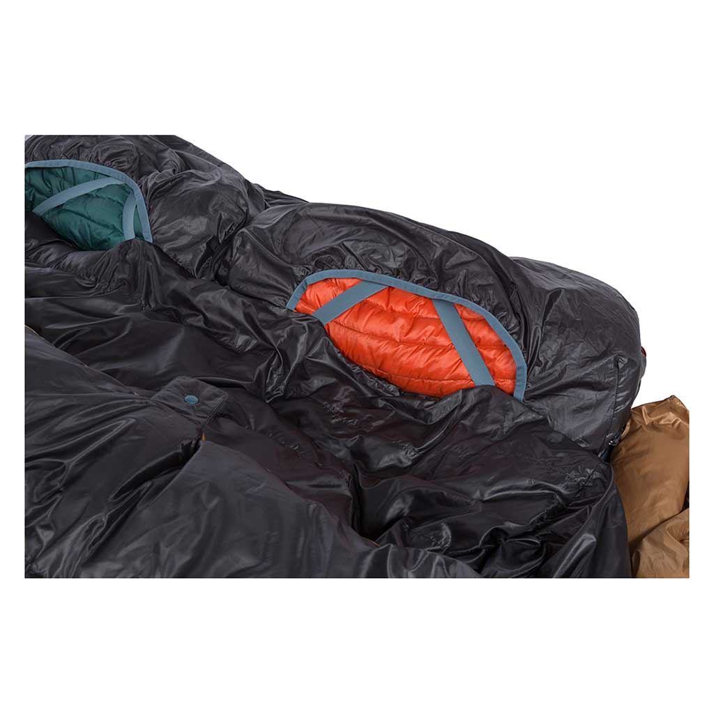 King Solomon 20 | 40" Double Wide Big Agnes BKSDW2025 Double Sleeping Bags O/S / Asphalt/Chinois Green