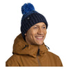 Akna Knitted Beanie & Fleece Band BUFF 136684.779 Beanies One Size / Night Blue