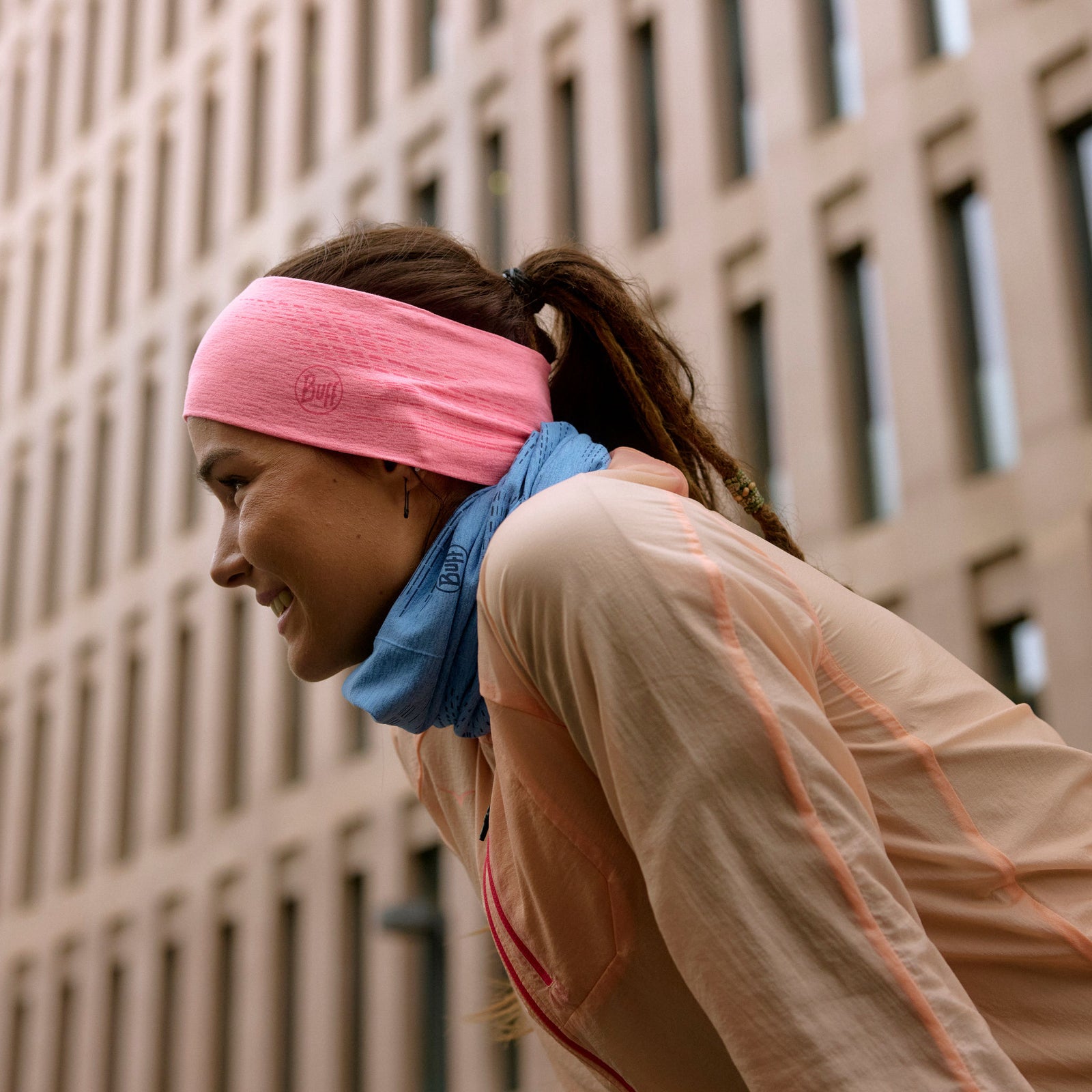 DryFlx® Headband BUFF 118098.561 Earmuffs One Size / Rose Pink
