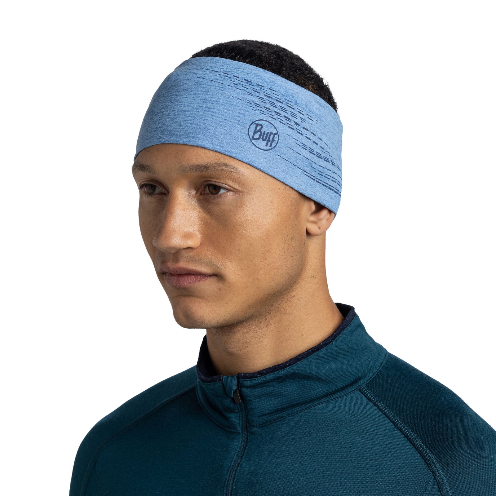 DryFlx® Headband BUFF 118098.725 Earmuffs One Size / Washed Blue
