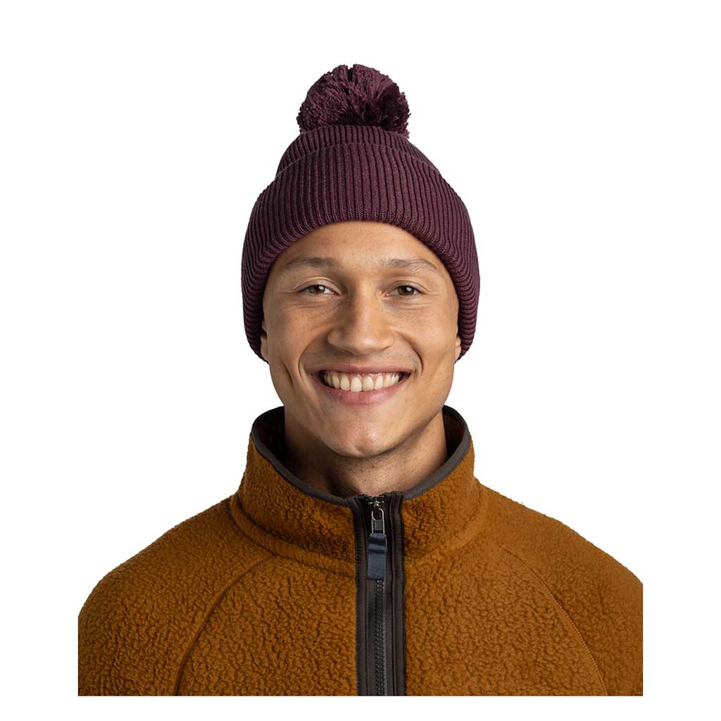 Renvi Knitted Beanie BUFF 134479.652 Beanies One Size / Burgundy