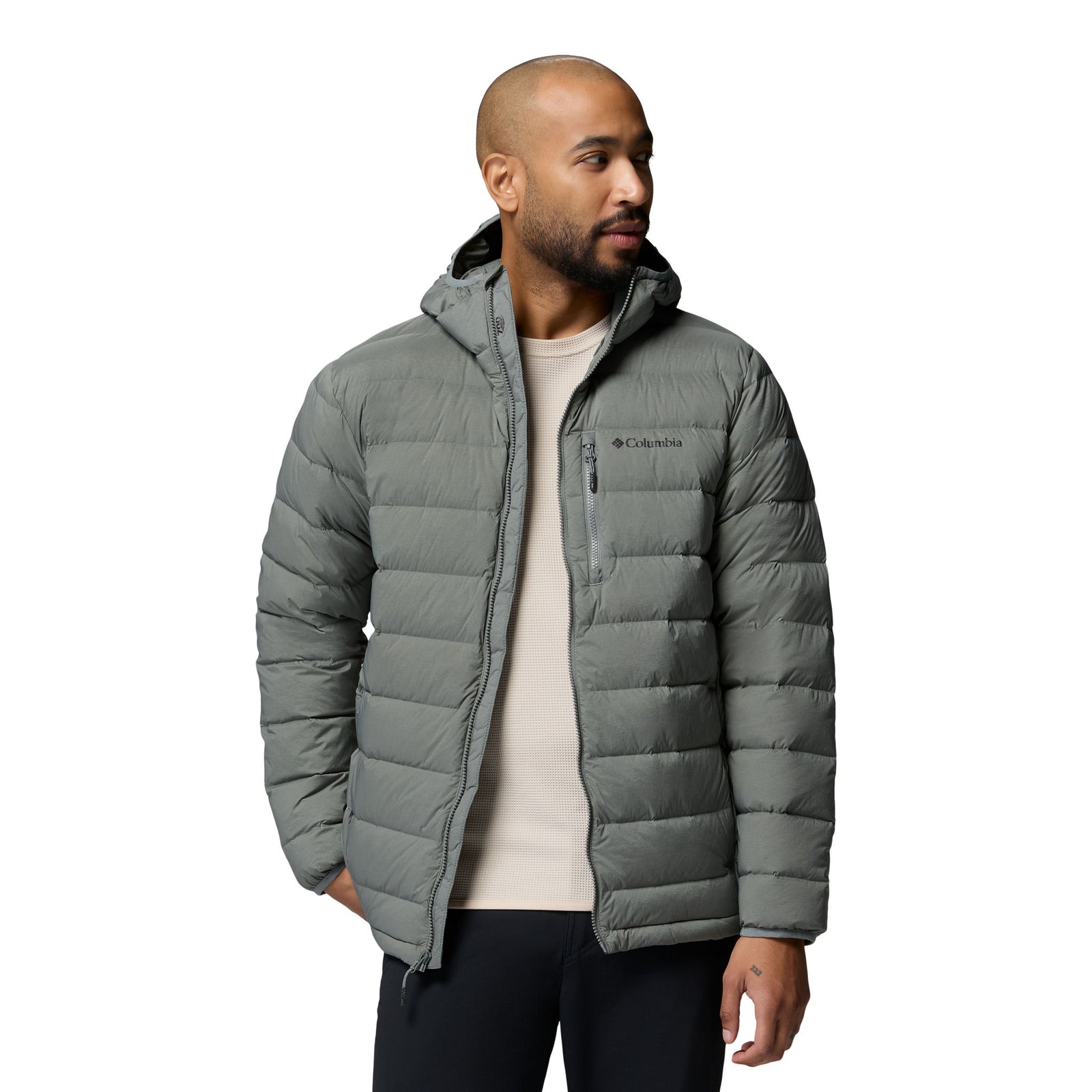 Drift Peak™ Stretch Down Hooded Jacket | Men's Columbia Men's Down Jackets