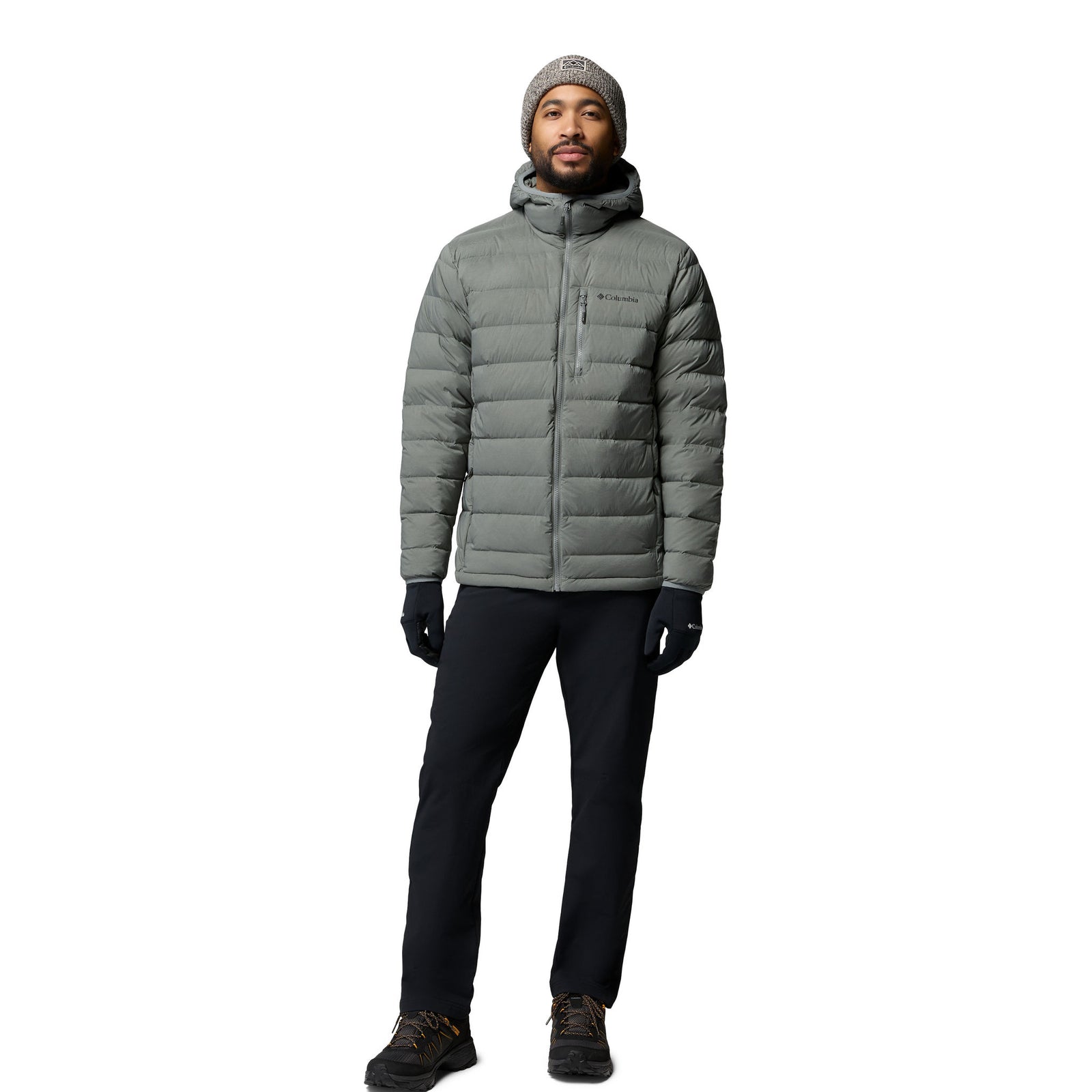 Drift Peak™ Stretch Down Hooded Jacket | Men's Columbia Men's Down Jackets