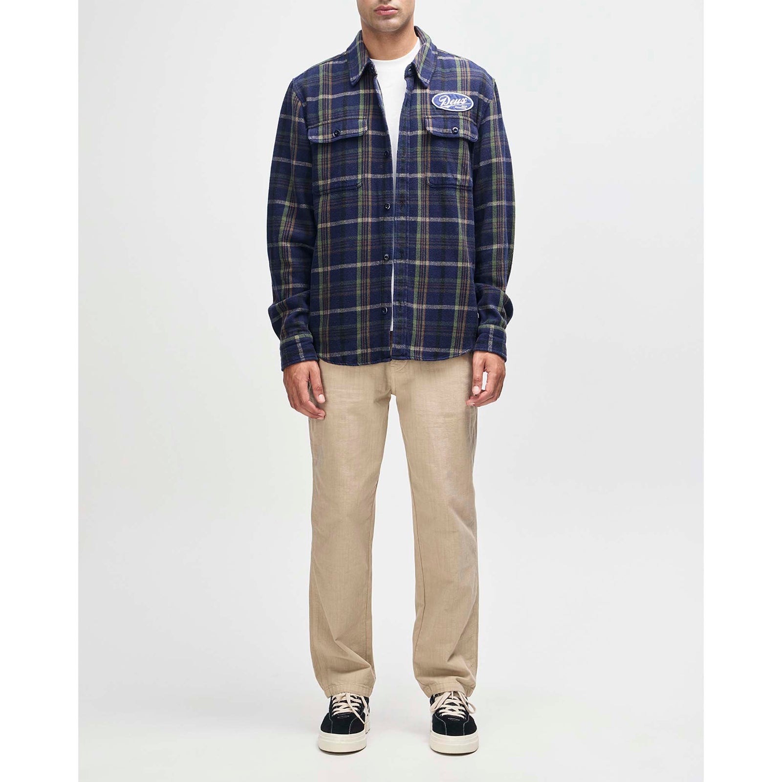 Vacay Check Shirt Deus Ex Machina Men's Shirts
