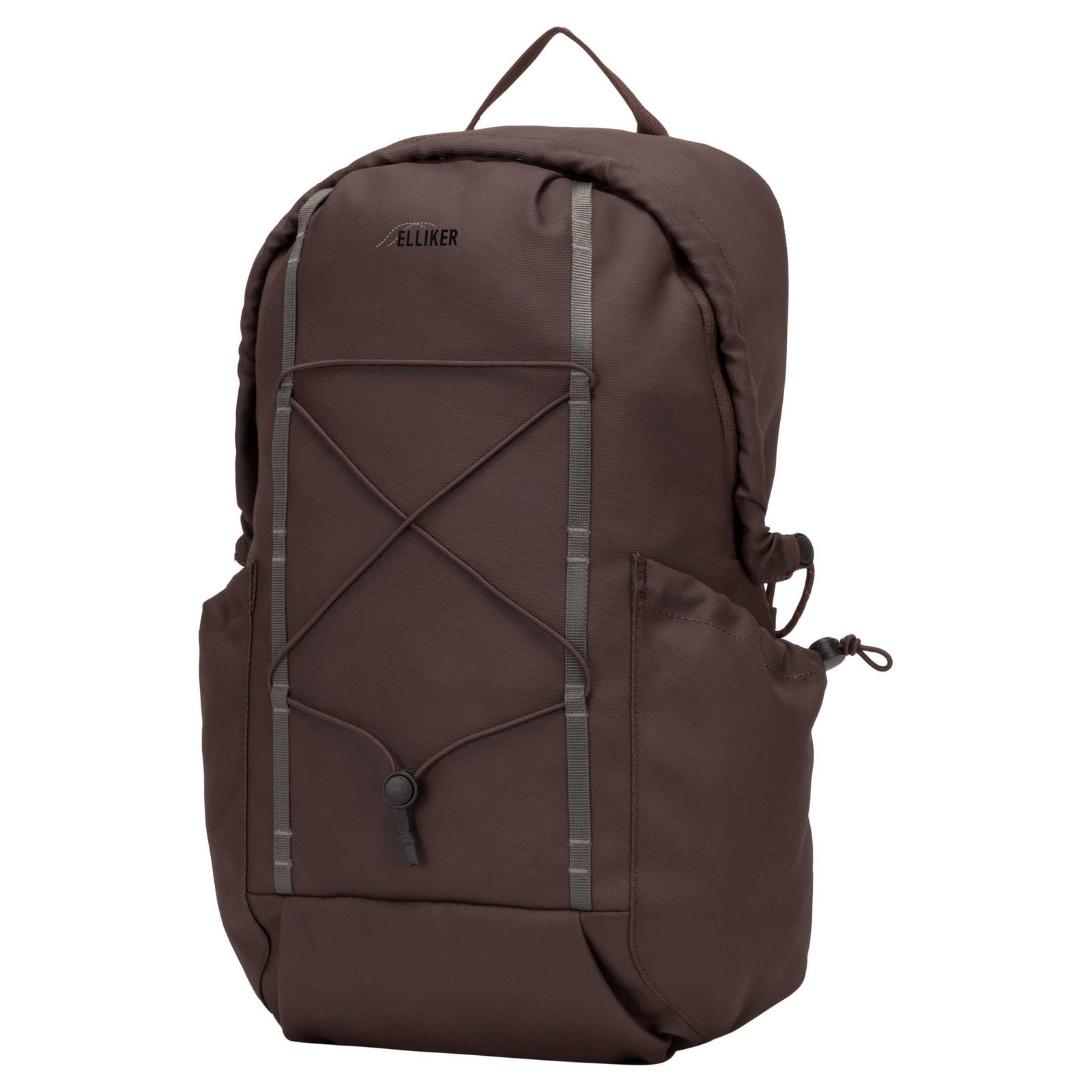 Kiln Hooded Zip Top Backpack 22L Elliker 34000-DARKBROWN Backpacks 22L / Dark Brown