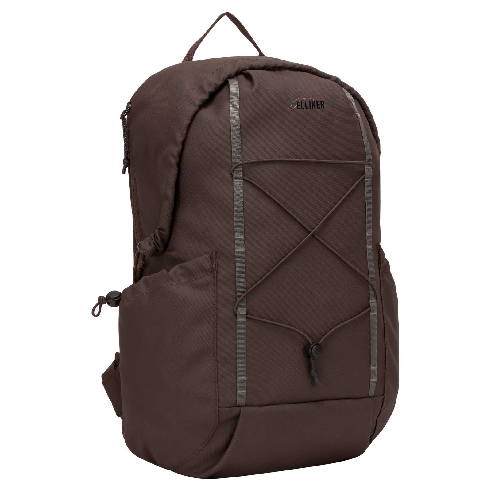 Kiln Hooded Zip Top Backpack 22L Elliker 34000-DARKBROWN Backpacks 22L / Dark Brown
