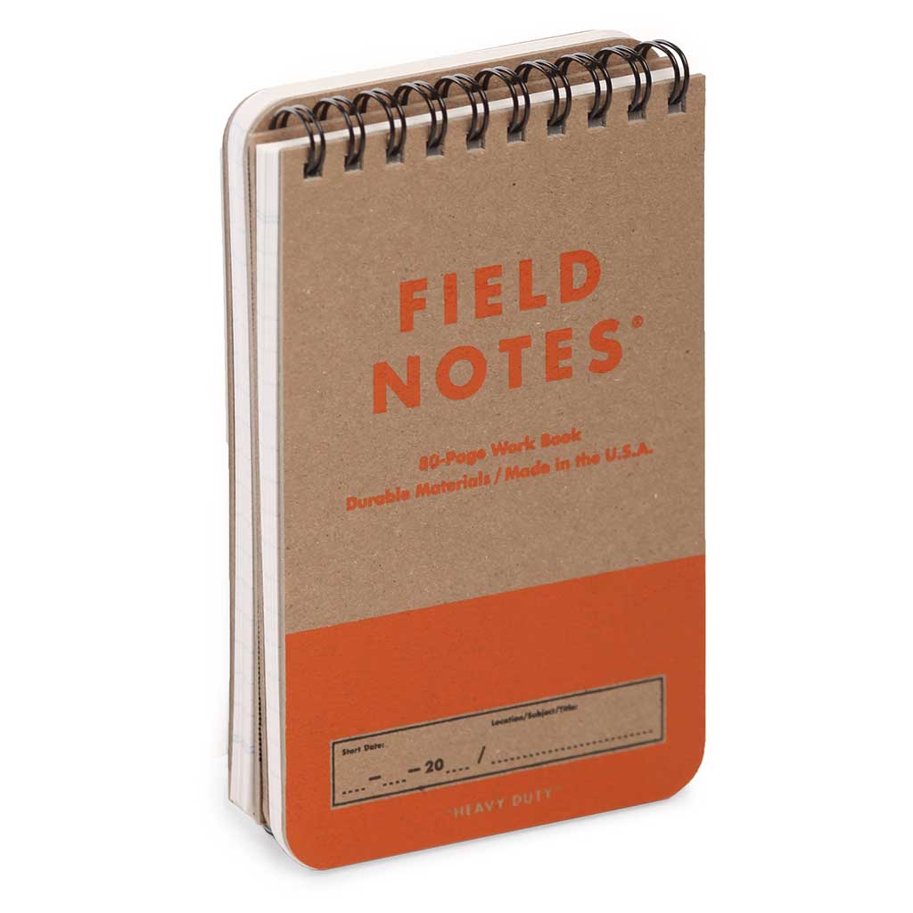 Heavy Duty Ruled and Double Graph Grid Paper (2-Pack) Field Notes FNC-47 Notebooks One Size / Brown/Orange