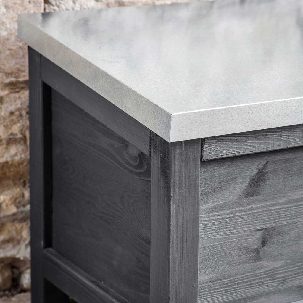 Moreton Outdoor Storage Box Garden Trading SBWO04 Outdoor Storage Small / Spruce