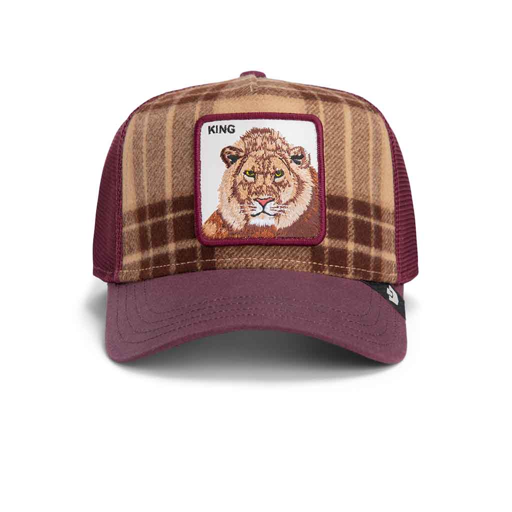 Dapper King Italy Trucker Hat Goorin Bros. 101-2805-DES01 Caps & Hats One Size / Plaid