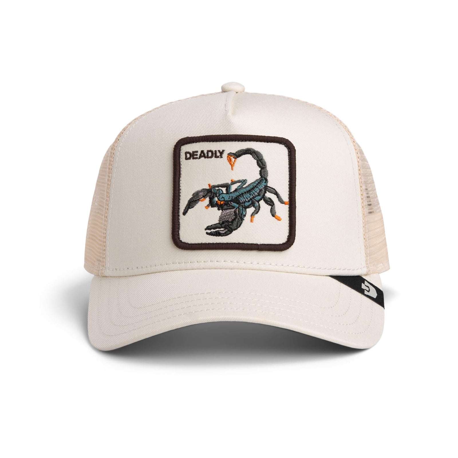 Deadly Scorpion Trucker Hat Goorin Bros. 101-3001-CHA01-O/S Caps & Hats One Size / Chalk