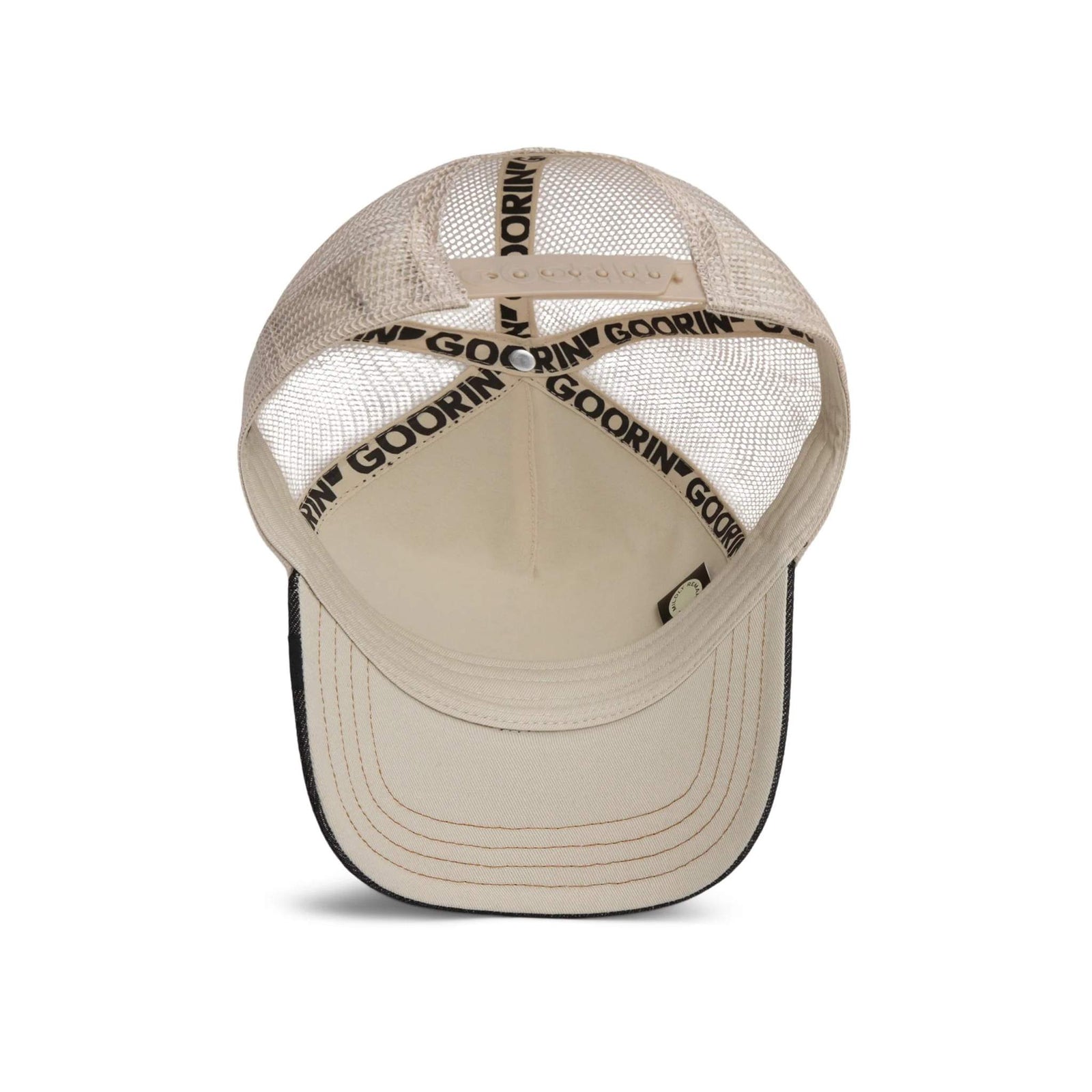 Denim Skull Trucker Hat Goorin Bros. 101-2959-DEN01-O/S Caps & Hats One Size / Dark Denim