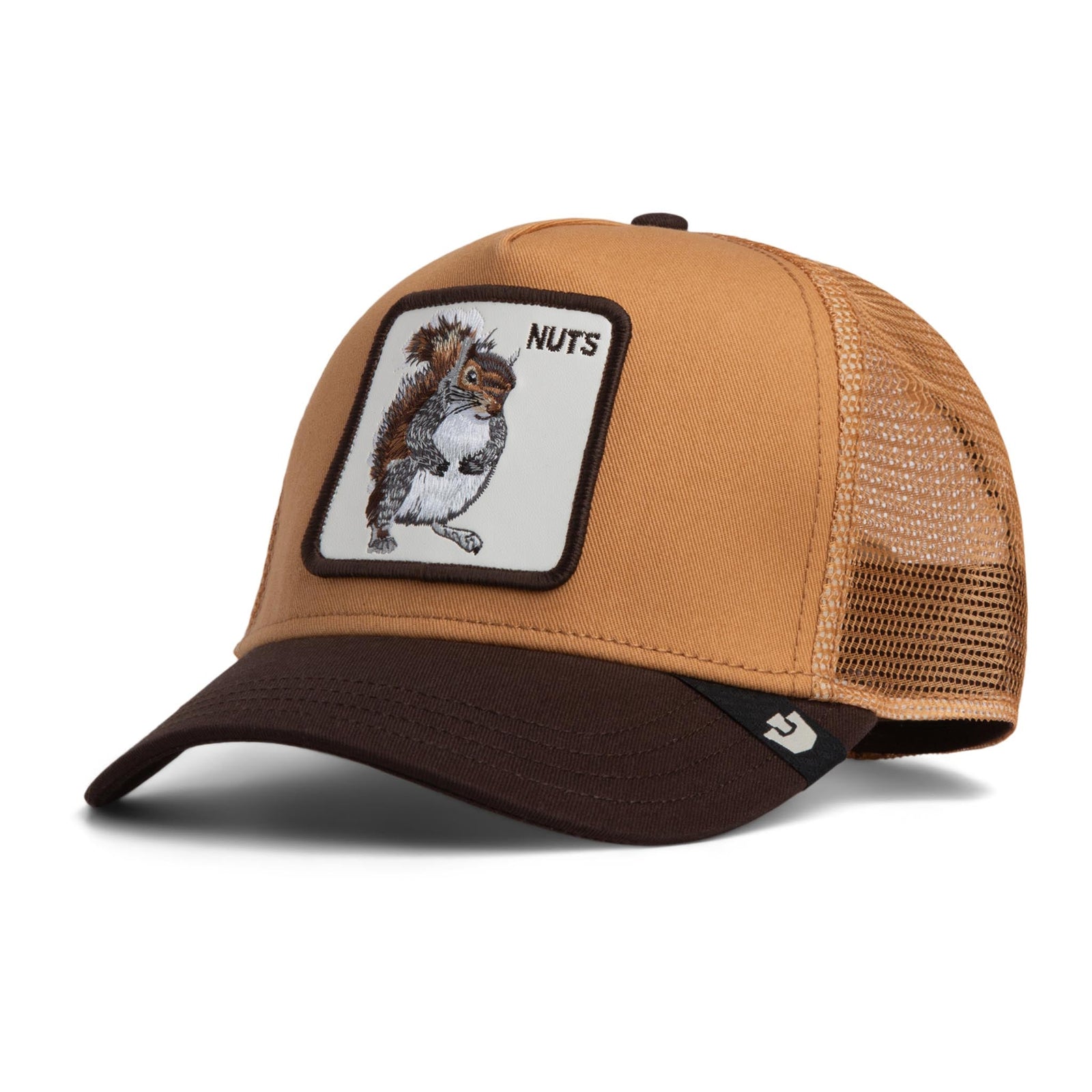 Nuts Trucker Hat Goorin Bros. 101-2546-HEA02-O/S Caps & Hats One Size / Heat/Ground