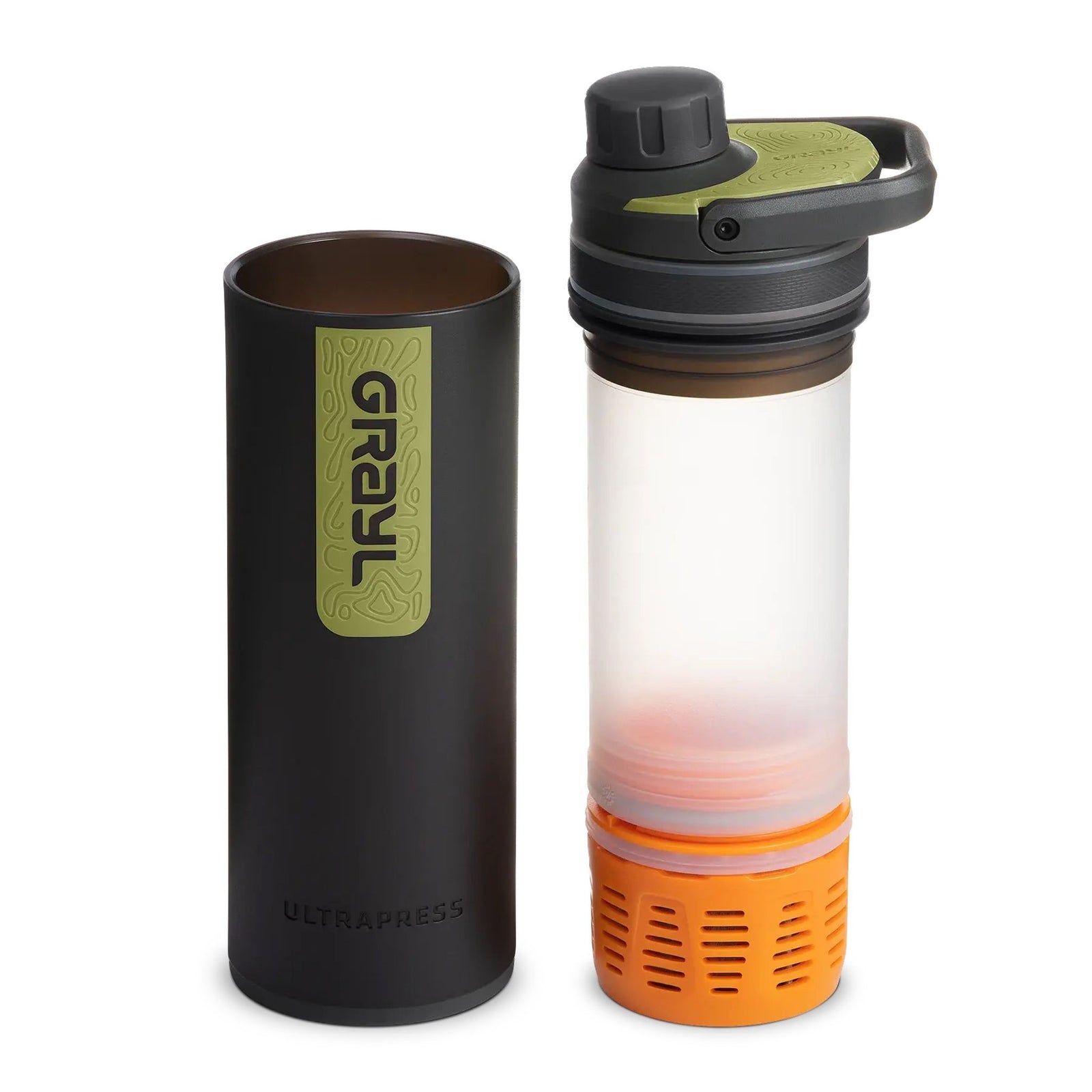 UltraPress Water Purifier Grayl GR-345588 Water Filters 500 ml / Black Camo