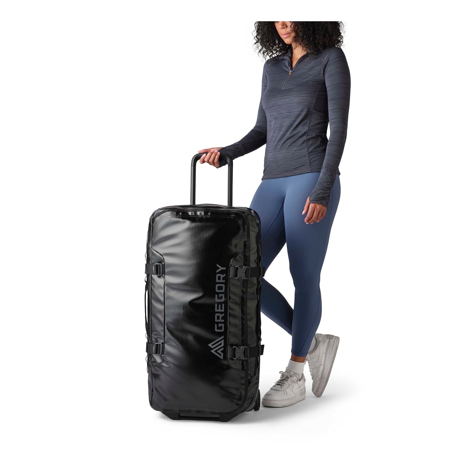Alpaca Wheeled Duffle 100 Gregory 155037-0413 Wheeled Duffle Bags 100L / Obsidian Black