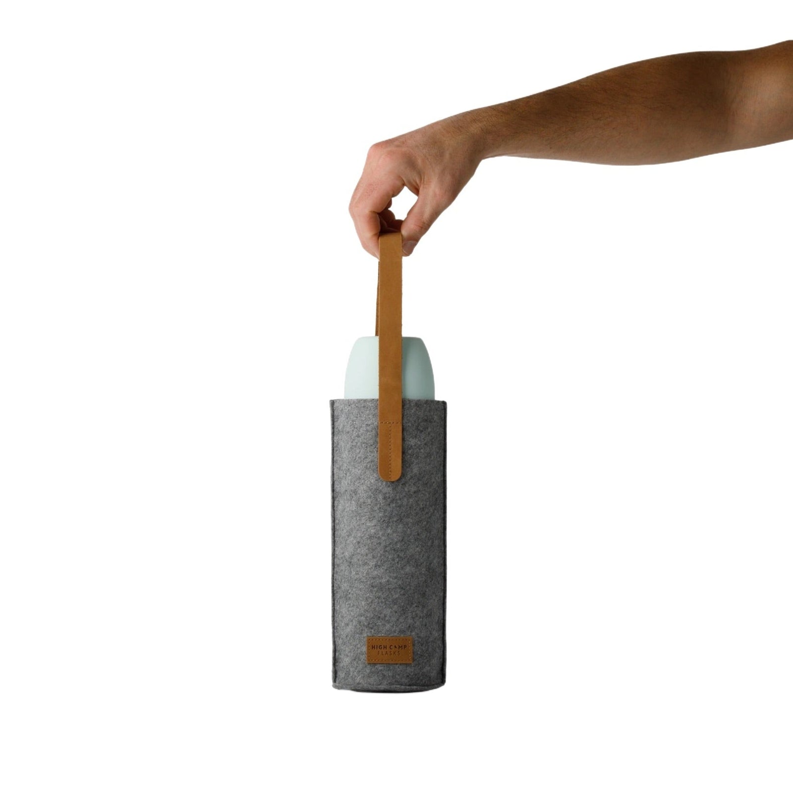 Wool Flask Tote High Camp Flasks WT-L-750 Camp Flasks One Size / Light Grey
