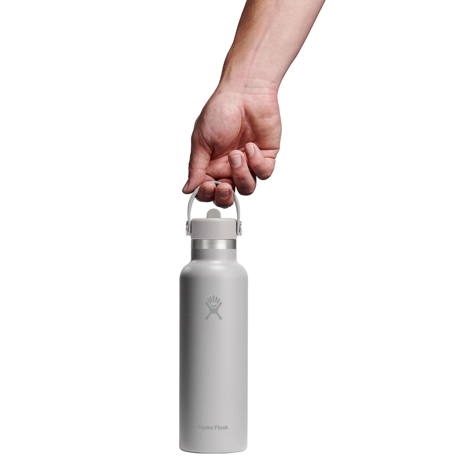 21 oz Standard Mouth w/ Flex Straw Cap Hydro Flask S21CFS035 Water Bottles 21 oz / Birch