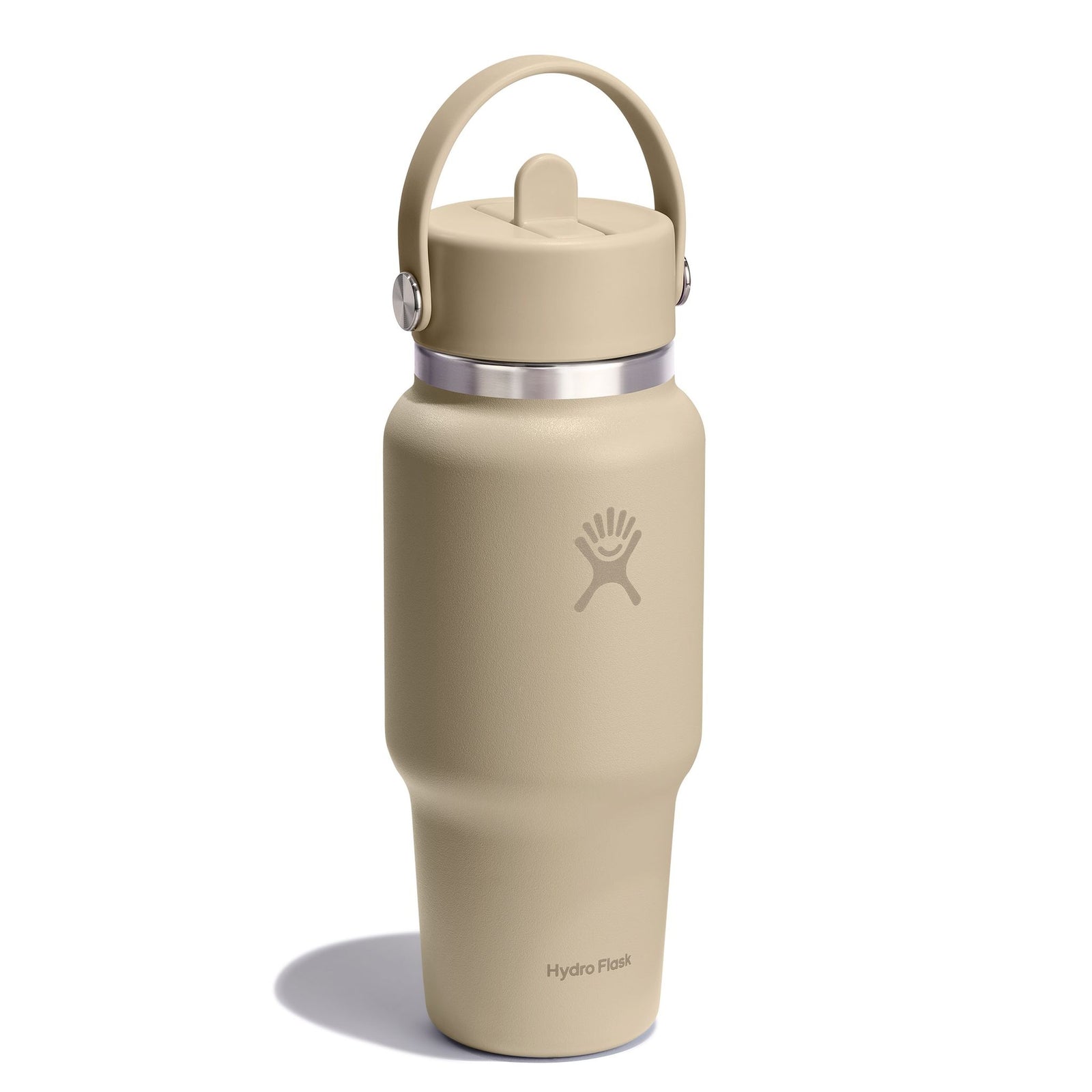 24 oz Wide Mouth w/ Flex Straw Cap Hydro Flask WT24CFS114 Water Bottles 24 oz / Oat