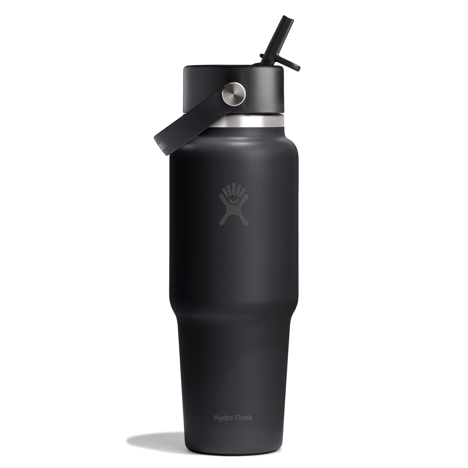 32 oz Wide Travel Bottle w/ Flex Straw Hydro Flask WT32CFS001 Water Bottles 32 oz / Black