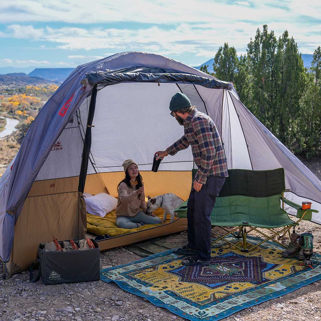 Caboose 4 Kelty 42632023 Tents 4 Person / Smoke/Beluga/Dull Gold