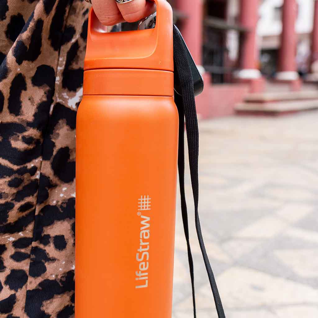 Lifestraw Go 700ml | Stainless Steel LifeStraw LSLGV42SASWW Water Filters 700 ml / Aegean Sea