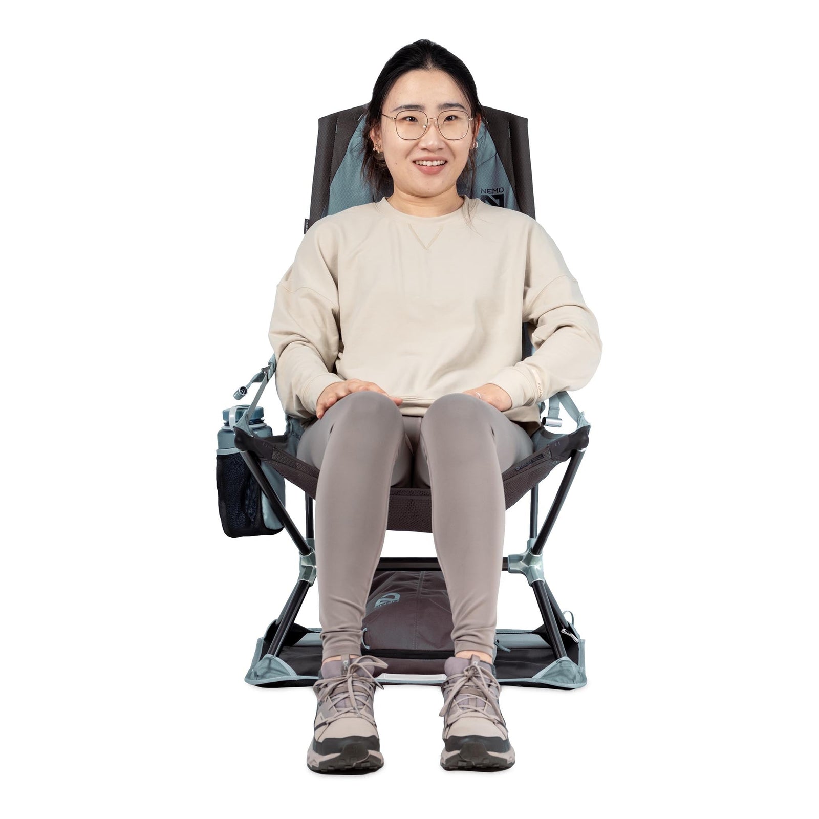Satellite Reclining Camp Chair NEMO Equipment 811666038173 Chairs One Size / Arctic/Aquifer