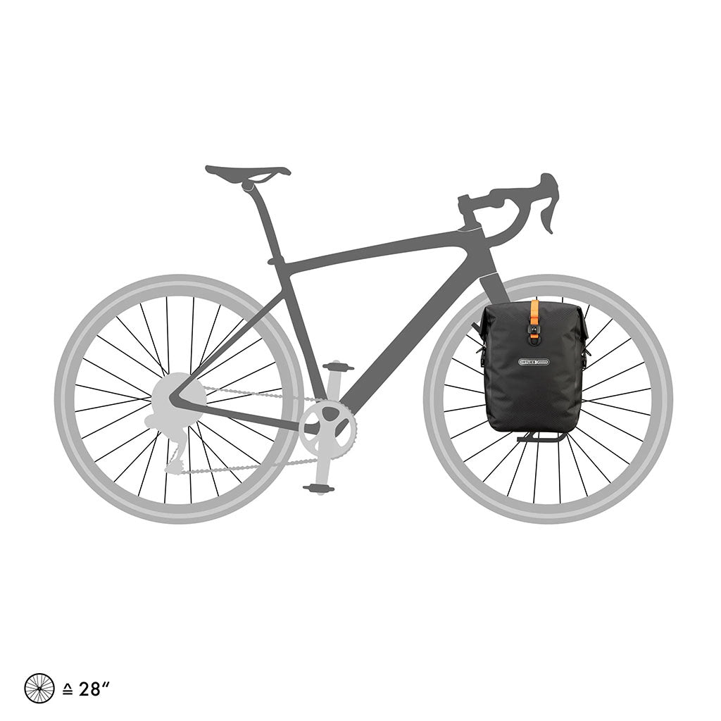 Gravel Pack Pair ORTLIEB OF9982 Panniers 29L / Black Matt