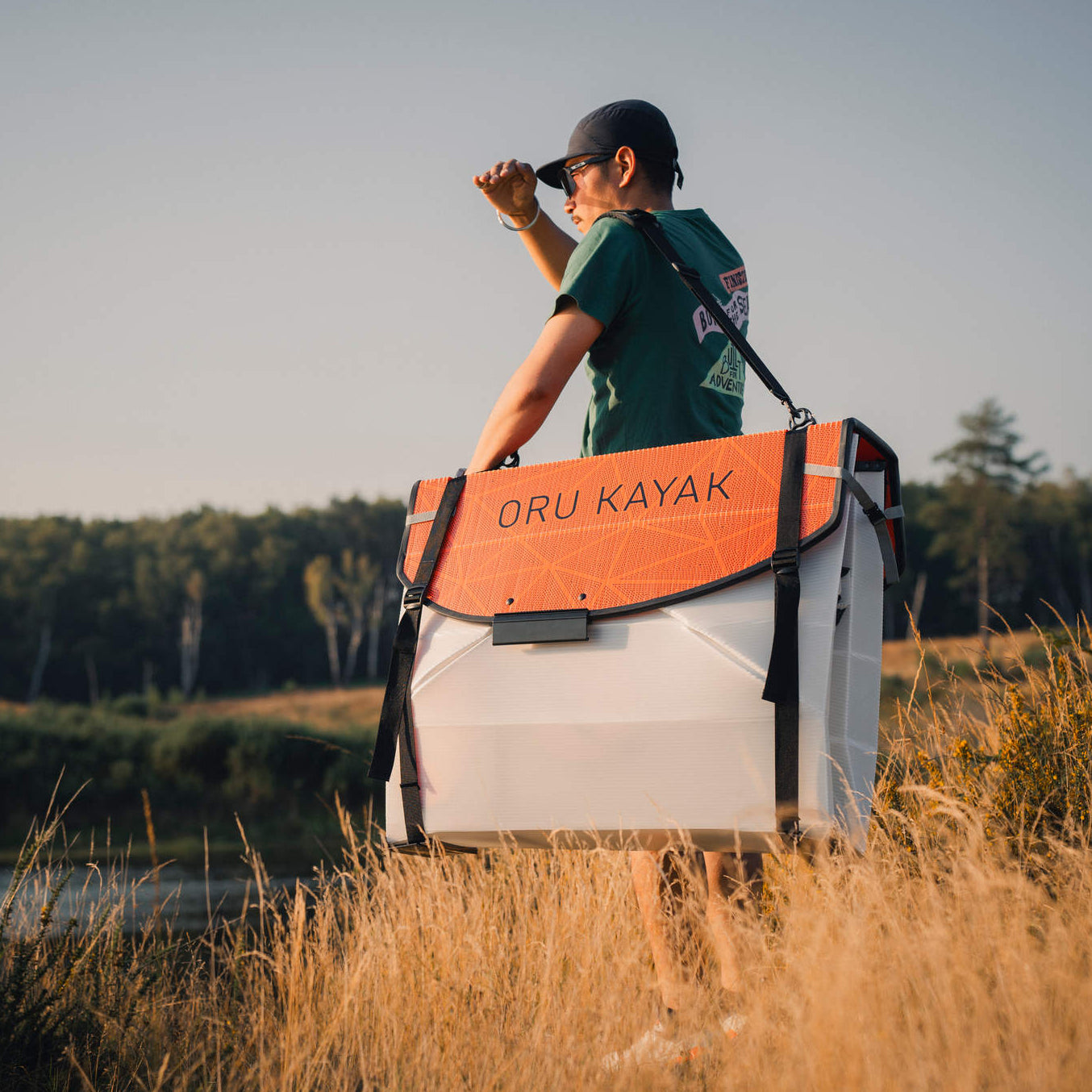 Bay ST Oru Kayak OKY102-CYN-ST-01 Kayaks 1P / Cayen/Slate