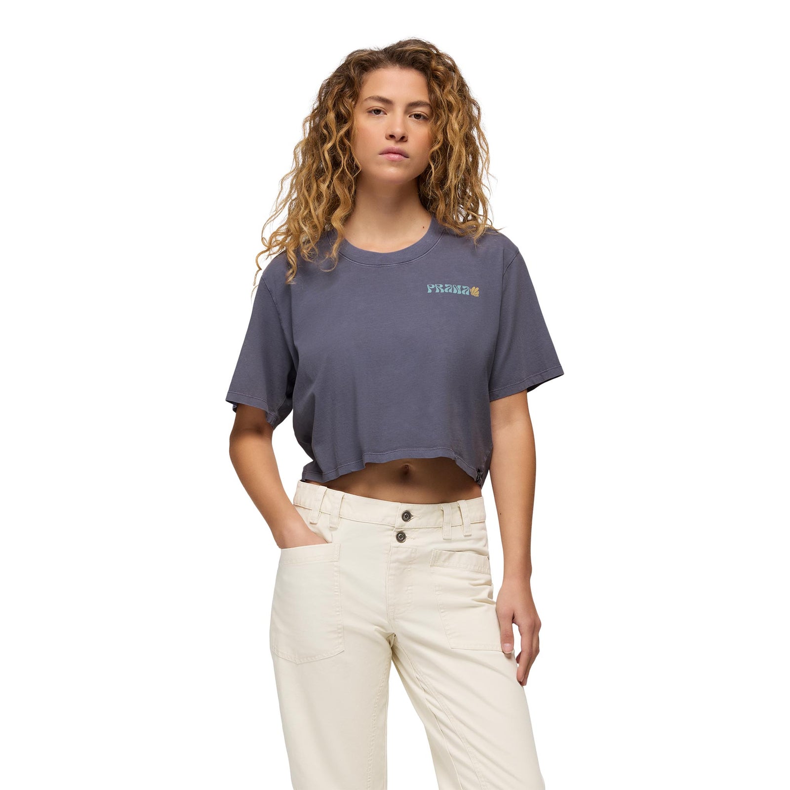 Everyday Good Vibes Crop prAna Women's Tees
