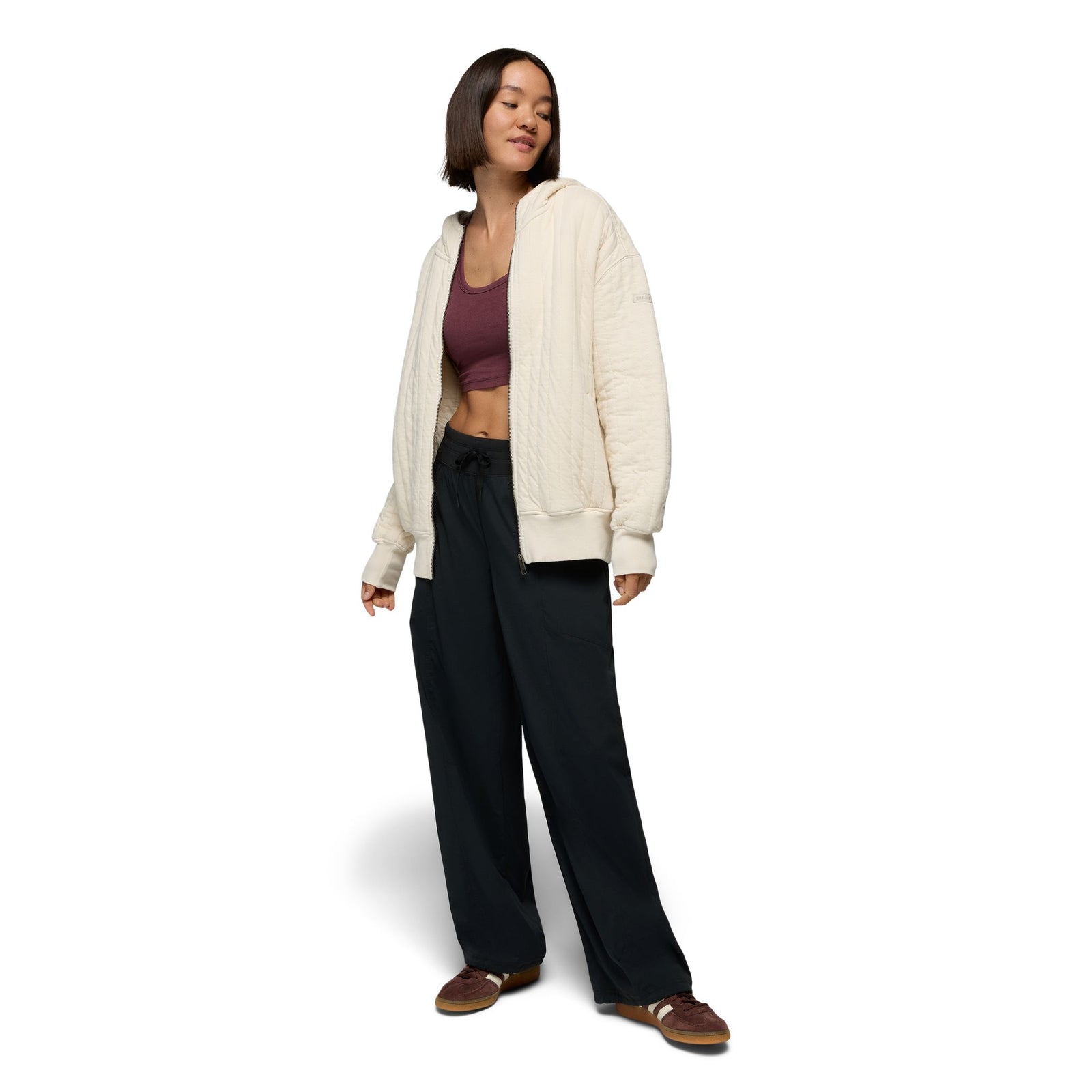 Koen Mid Rise Wide Leg Pant prAna Women's Trousers