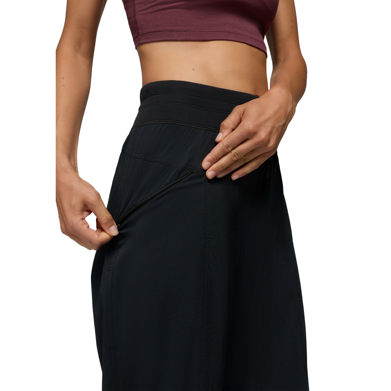 Koen Mid Rise Wide Leg Pant prAna Women's Trousers