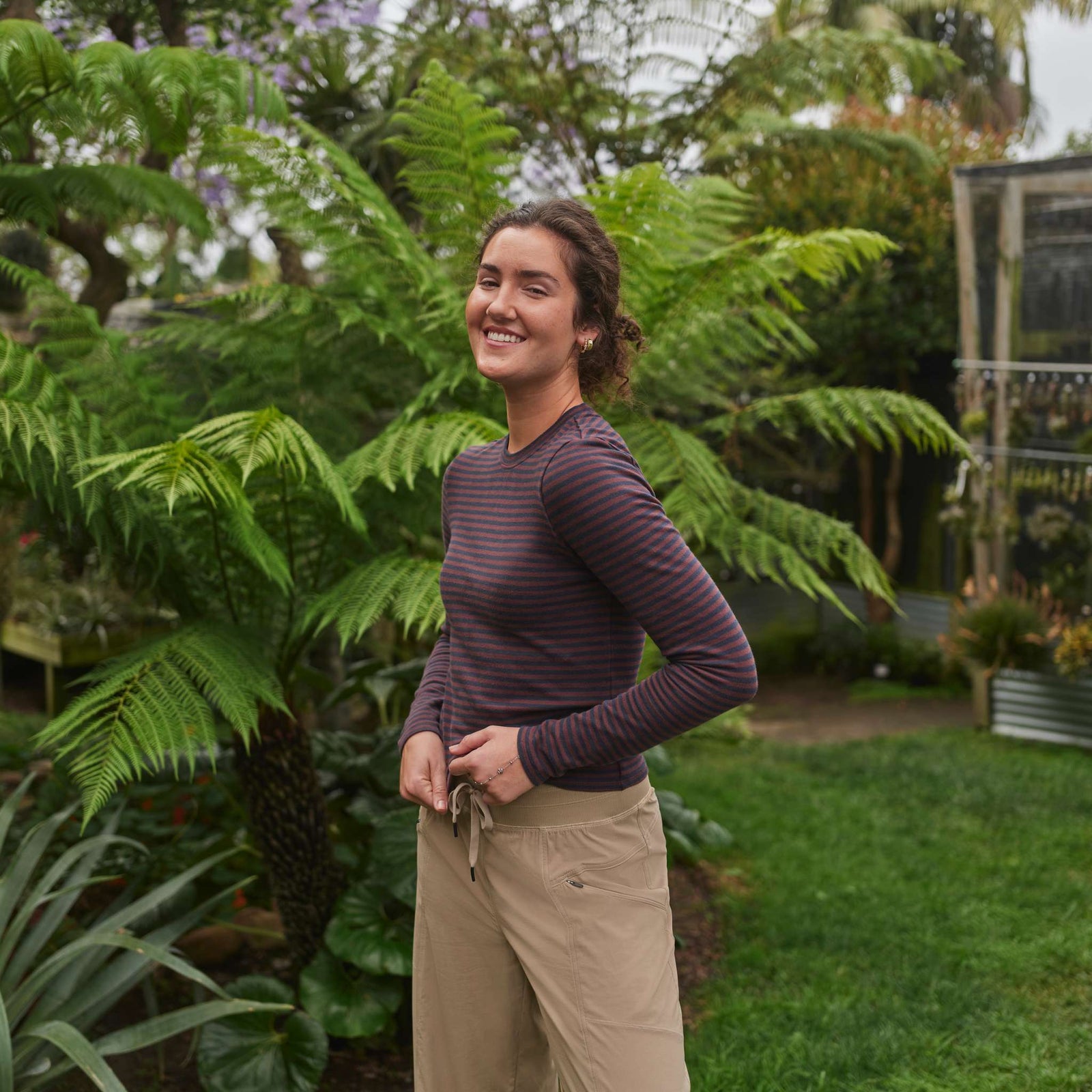 Koen Mid Rise Wide Leg Pant prAna Women's Trousers