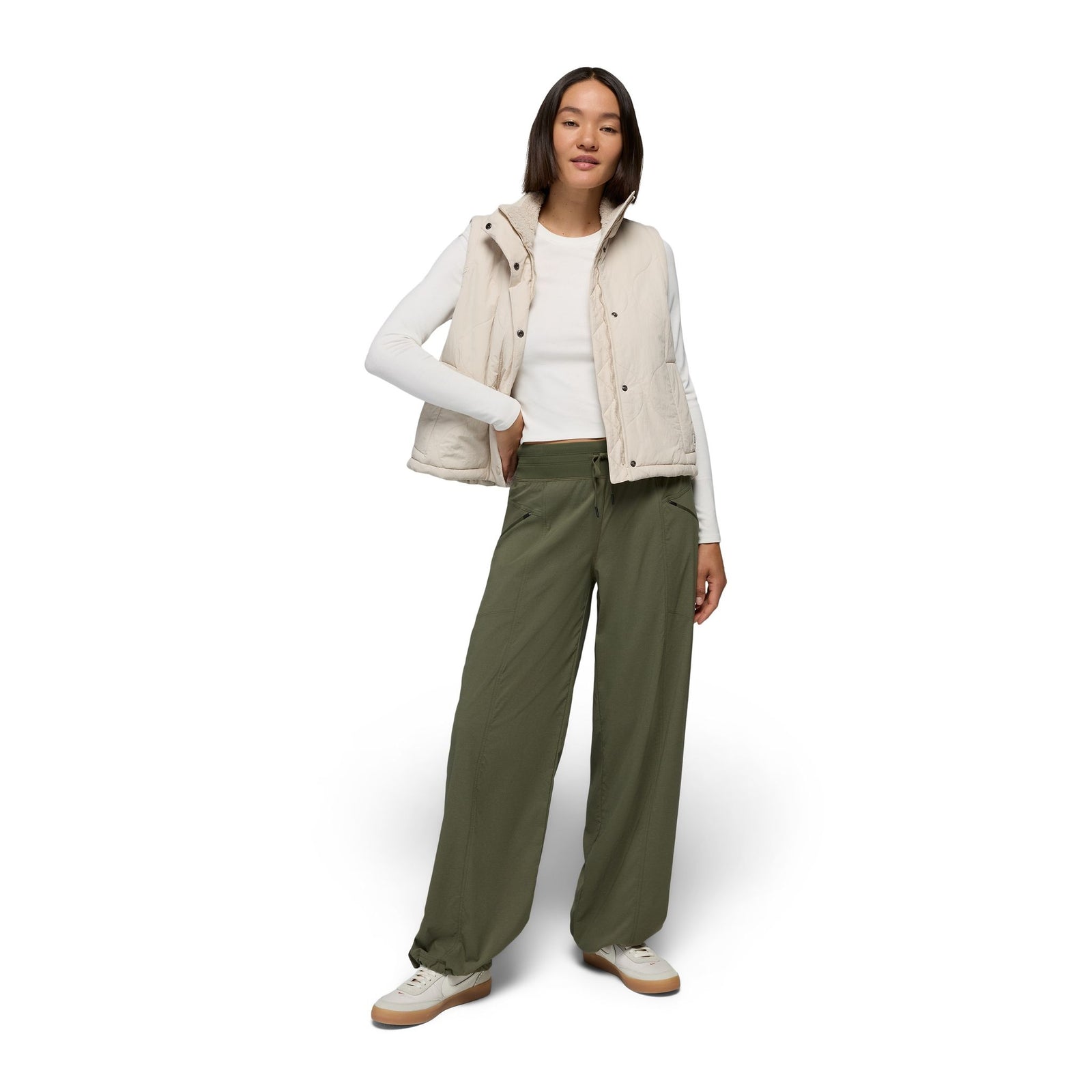 Koen Mid Rise Wide Leg Pant prAna Women's Trousers