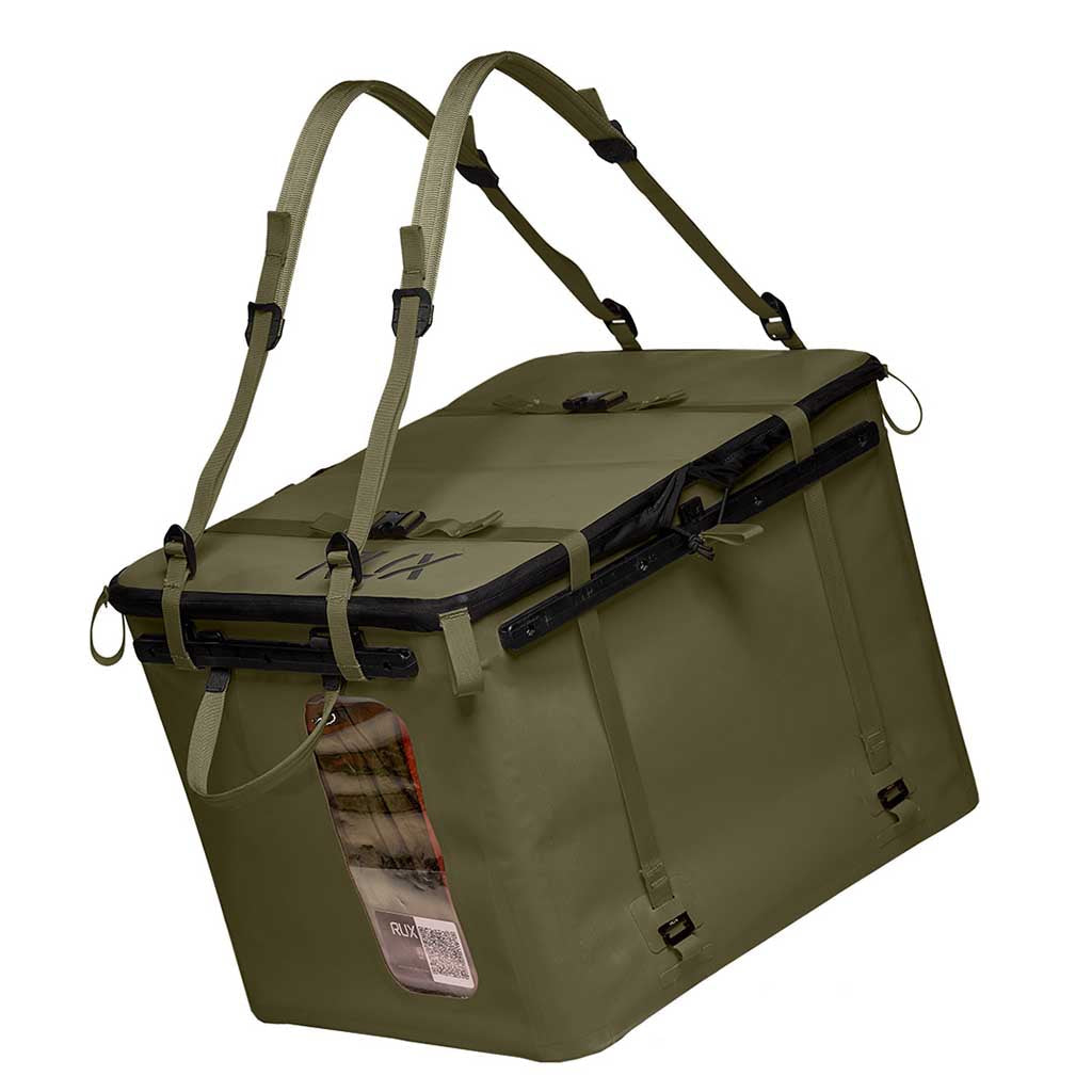 RUX 70L | Tri-Fold Lid RUX PK0122-70G Camp Storage Boxes 70L / Green