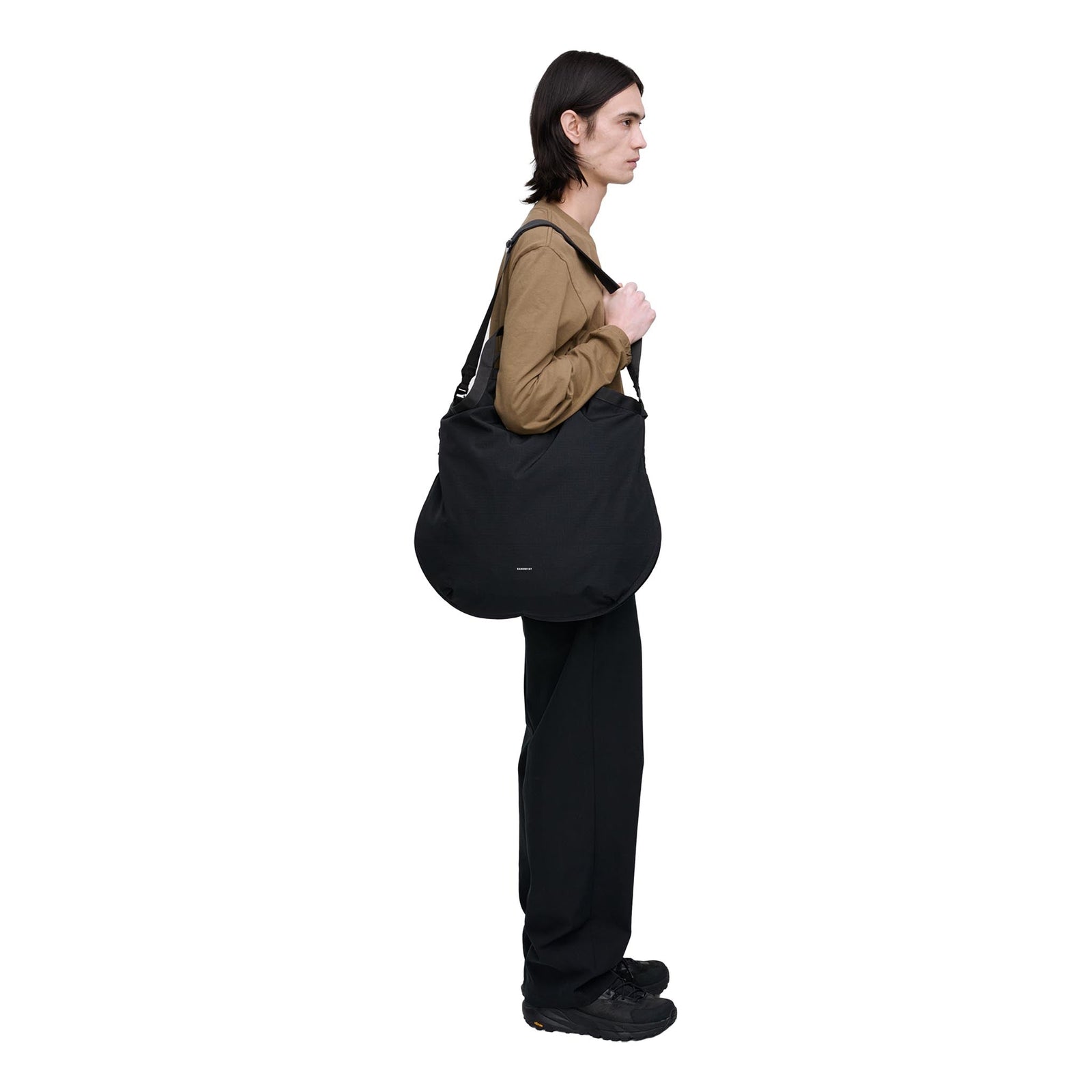 Grid Tote Bag Sandqvist 258205999 Tote Bags 22L / Black